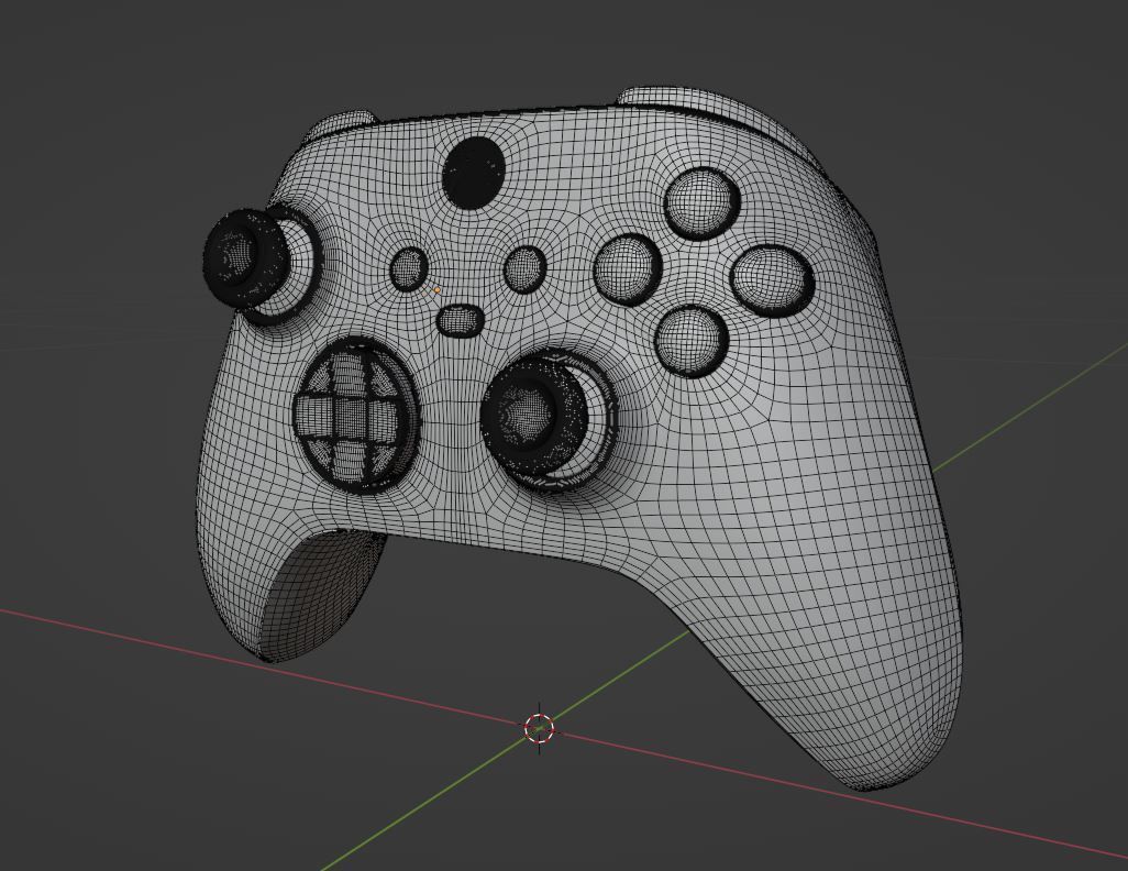 Xbox Series X Gamepad 3D model_8