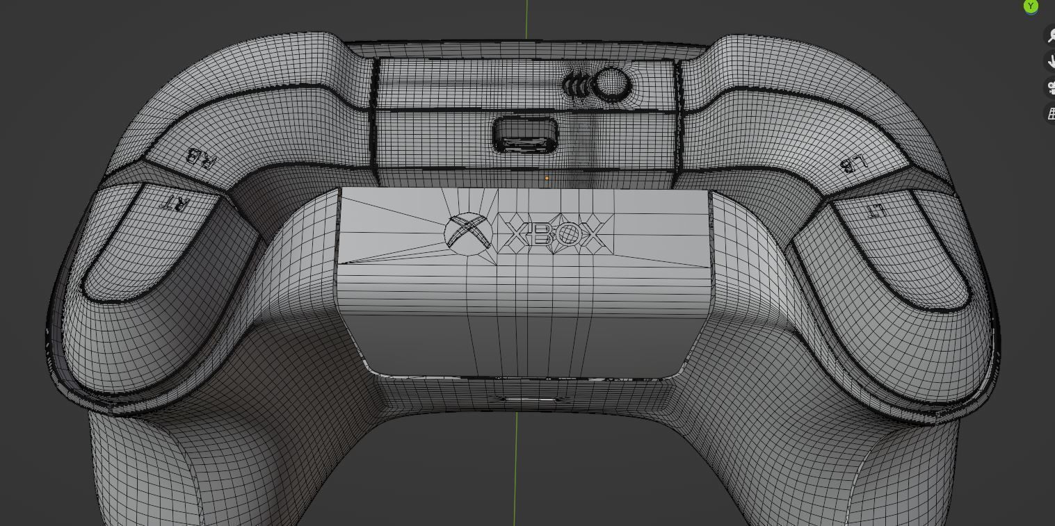 Xbox Series X Gamepad 3D model_9