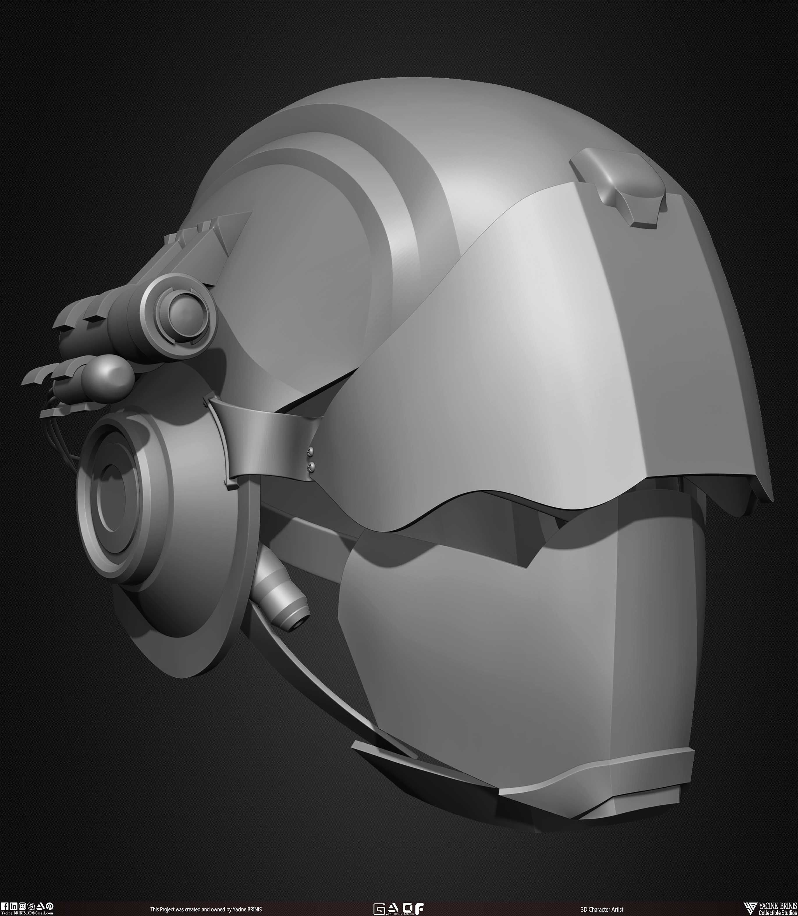 Pack of 20 Helmets Volume 01 Low-poly 3D model_27