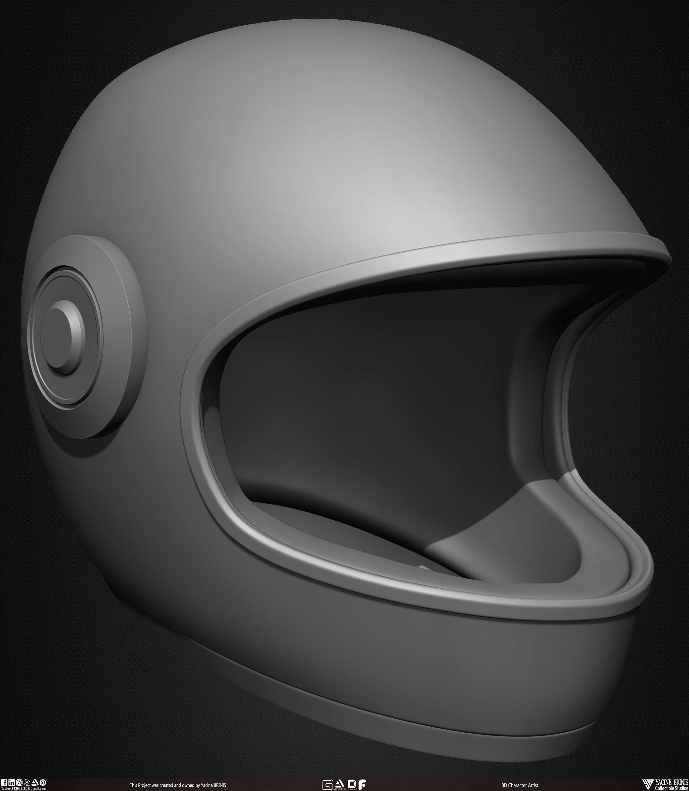 Pack of 20 Helmets Volume 01 Low-poly 3D model_41