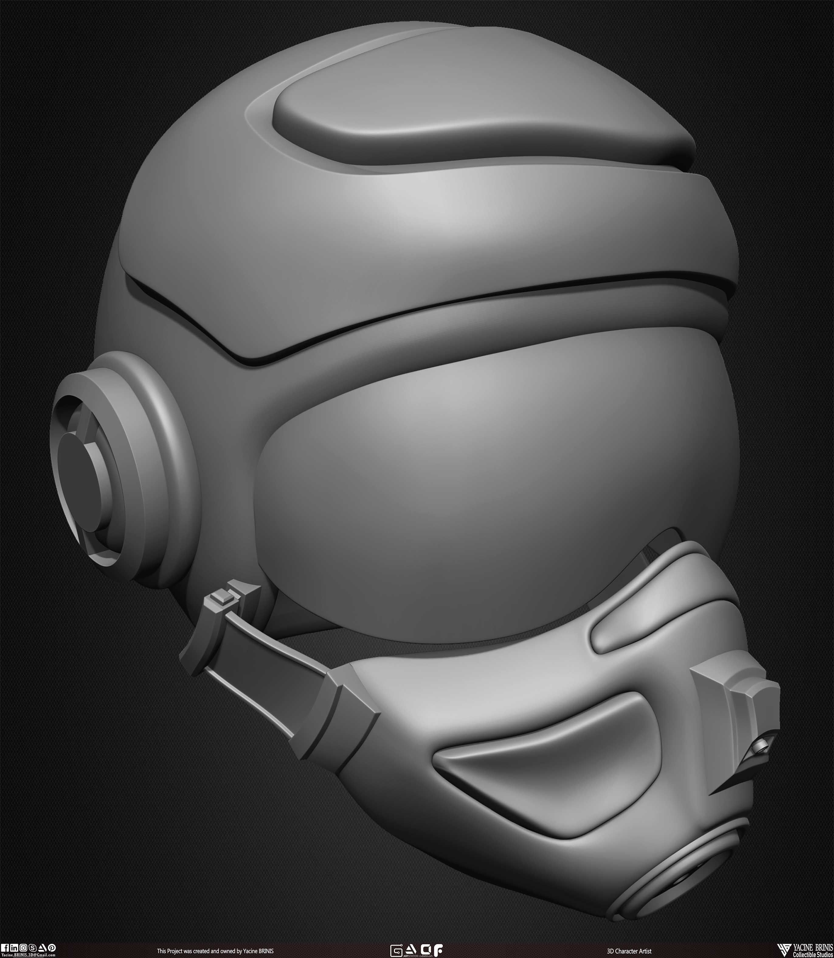 Pack of 20 Helmets Volume 01 Low-poly 3D model_40