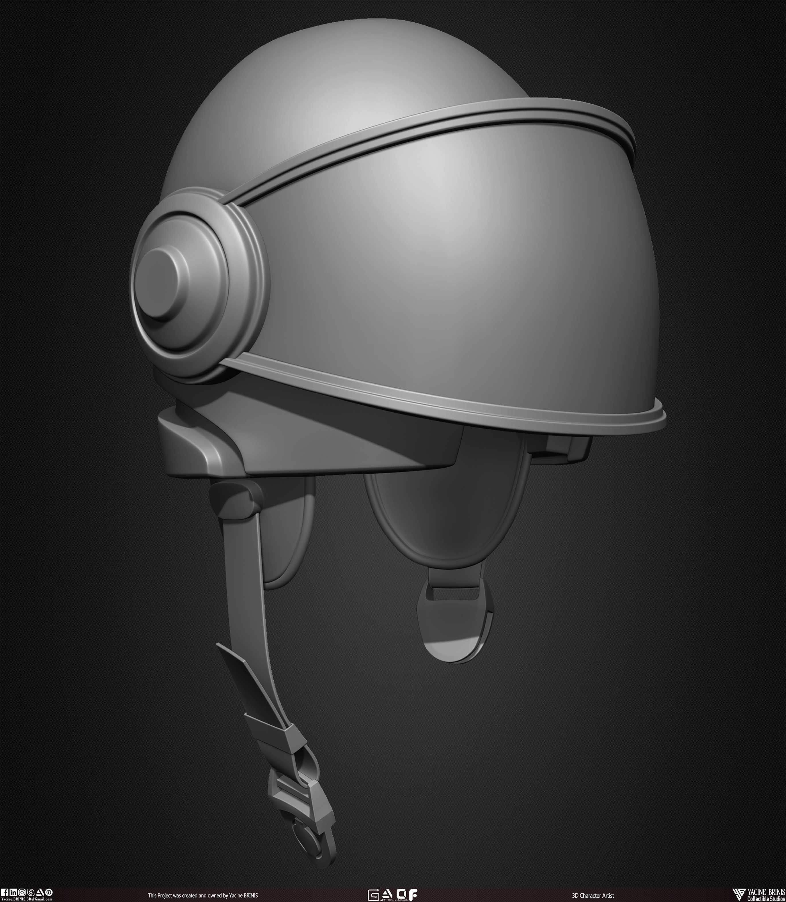 Pack of 20 Helmets Volume 01 Low-poly 3D model_37