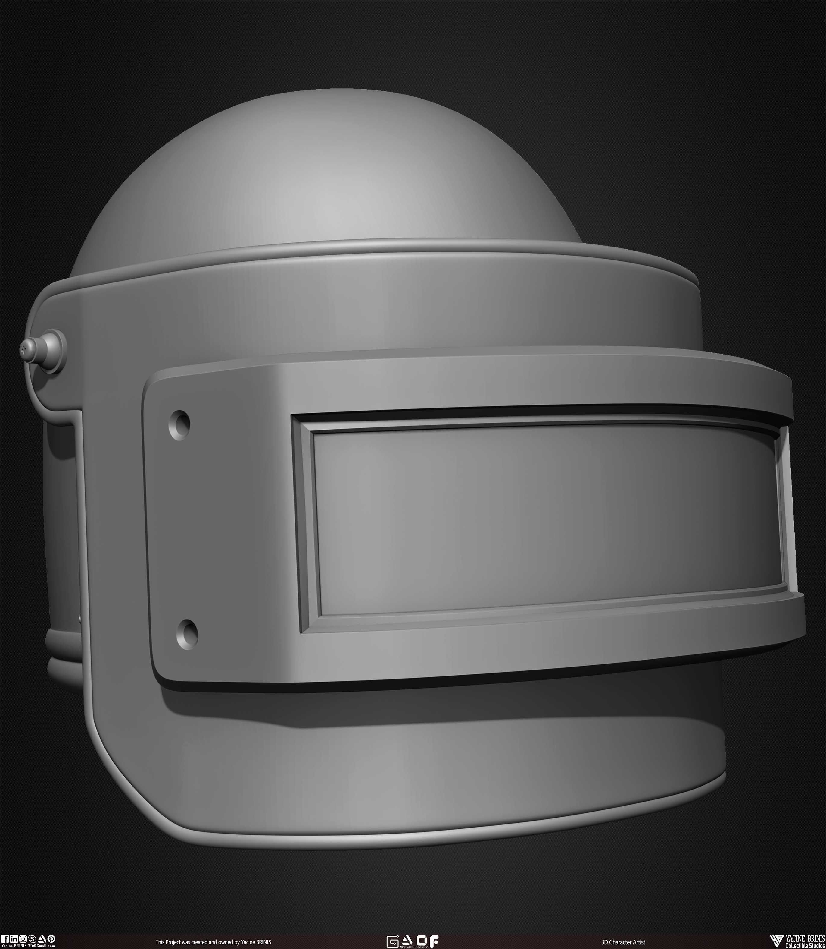 Pack of 20 Helmets Volume 01 Low-poly 3D model_31