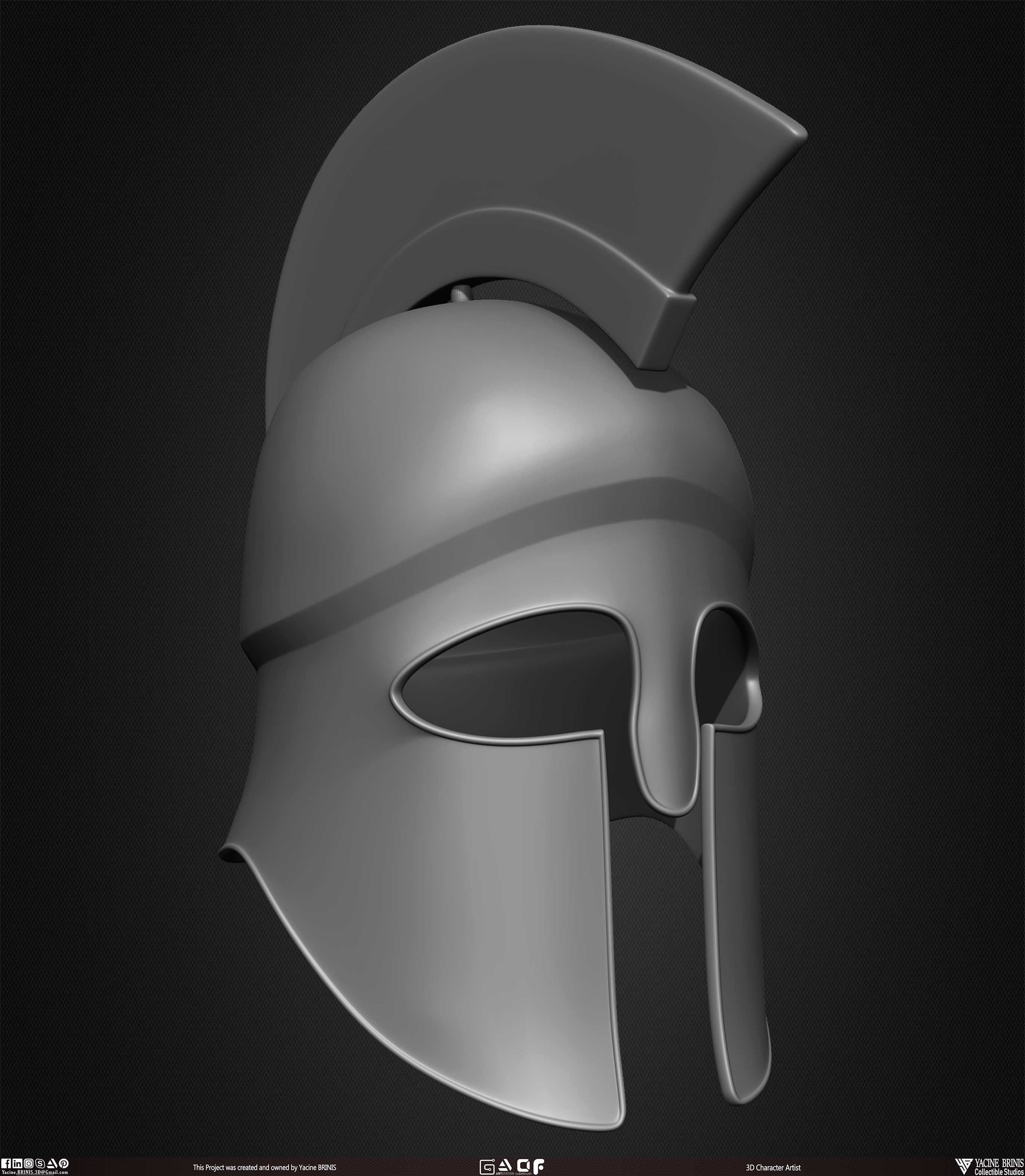 Pack of 20 Helmets Volume 01 Low-poly 3D model_29