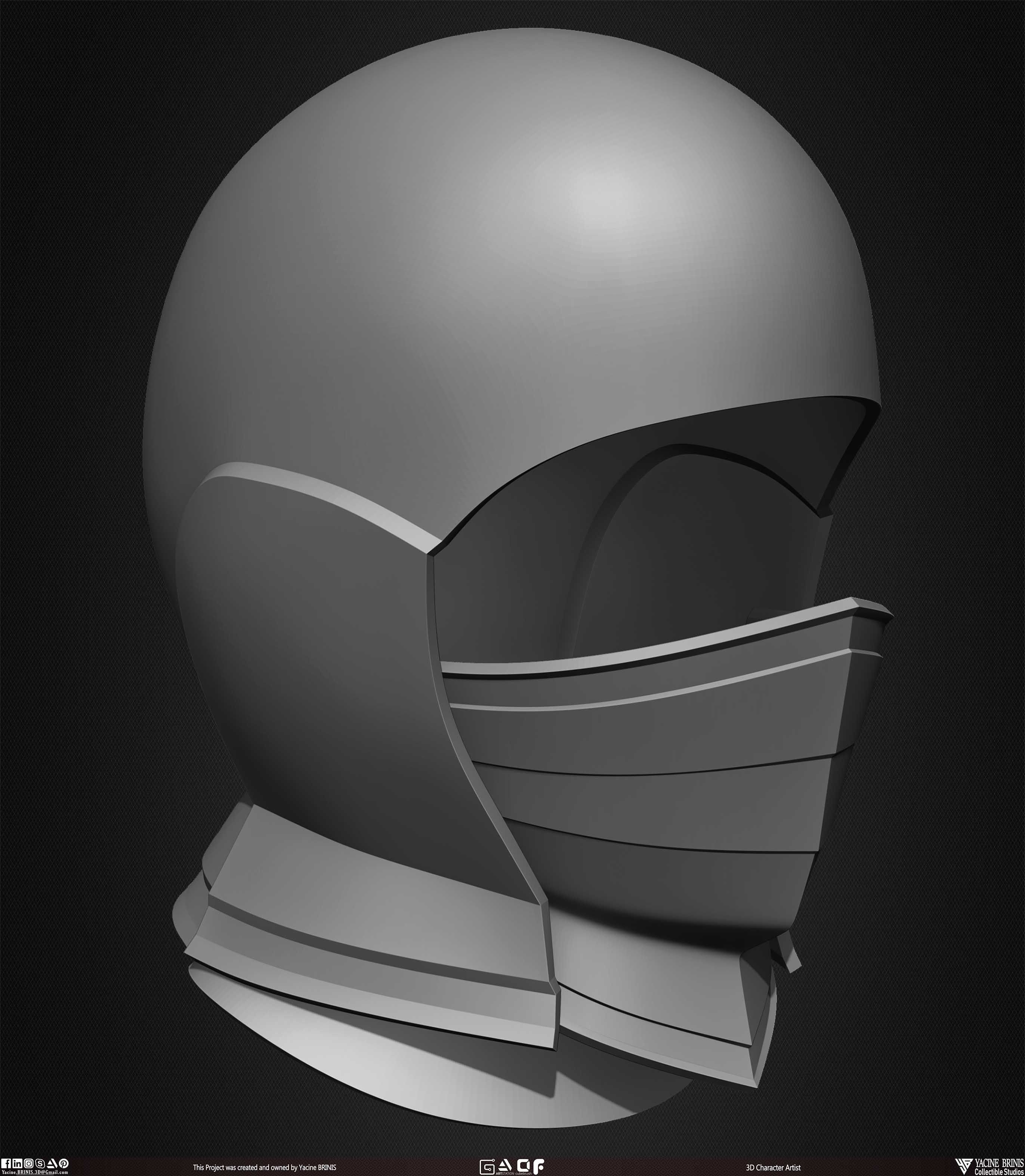 Pack of 20 Helmets Volume 01 Low-poly 3D model_39