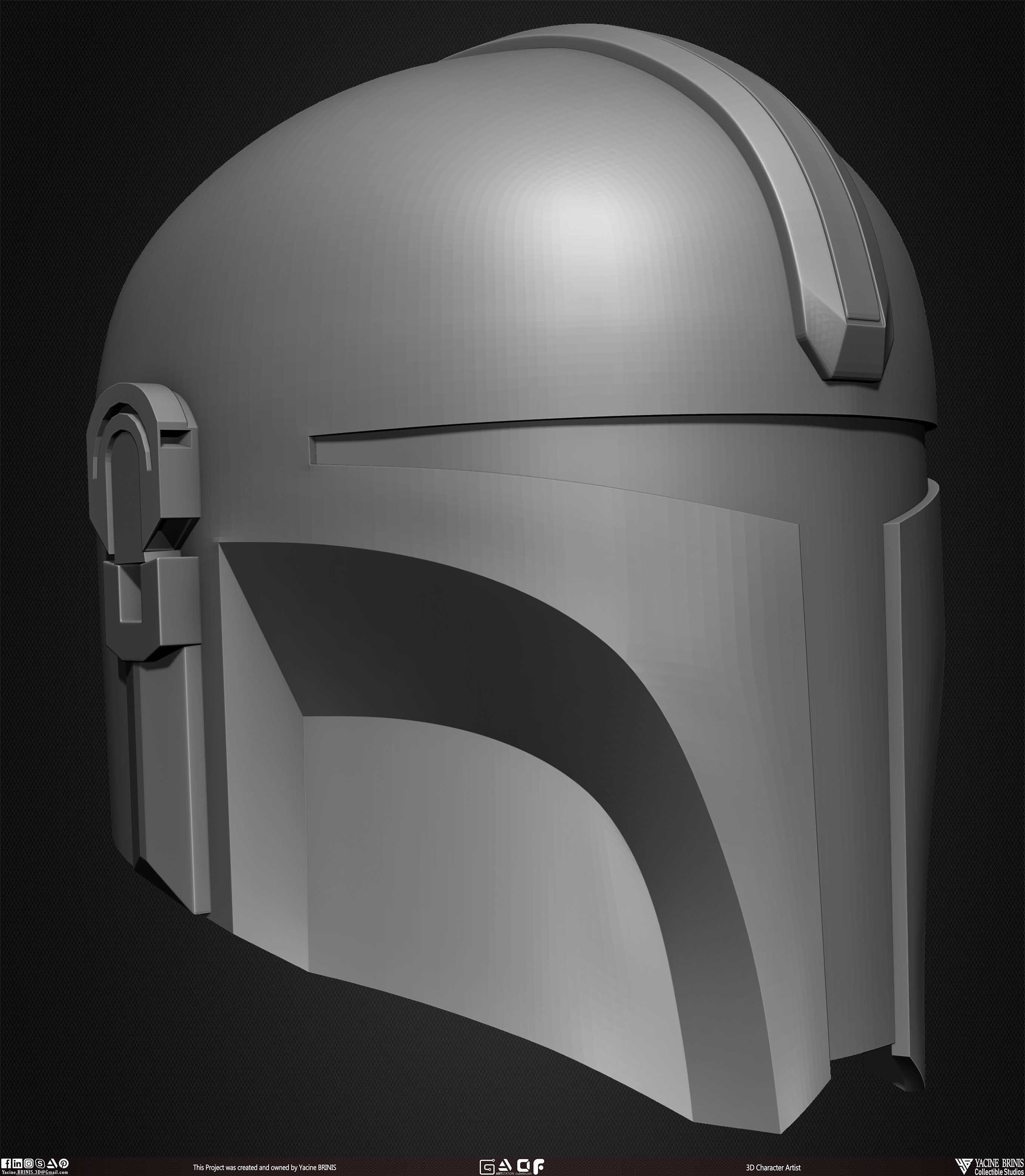 Pack of 20 Helmets Volume 01 Low-poly 3D model_35