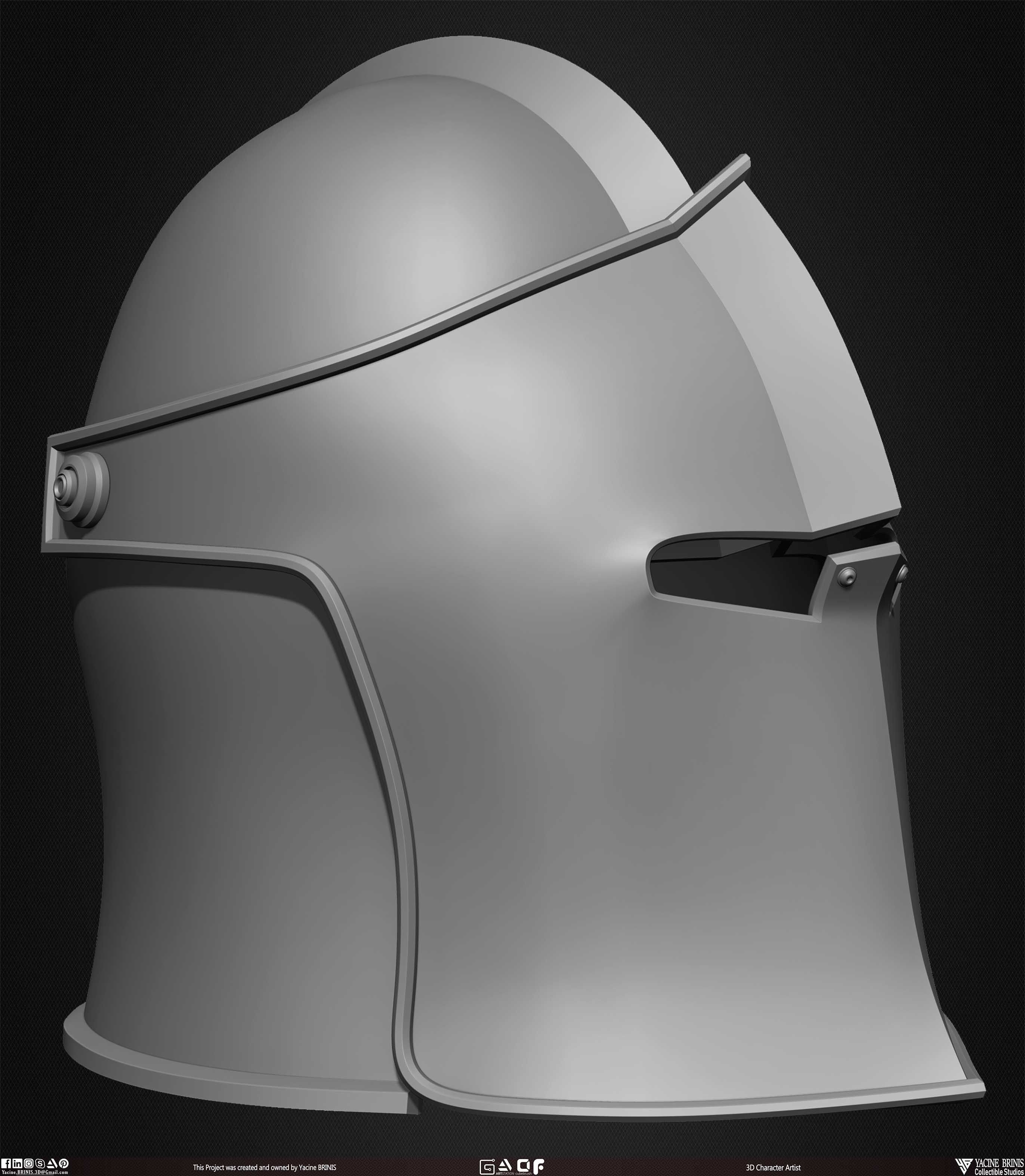 Pack of 20 Helmets Volume 01 Low-poly 3D model_46