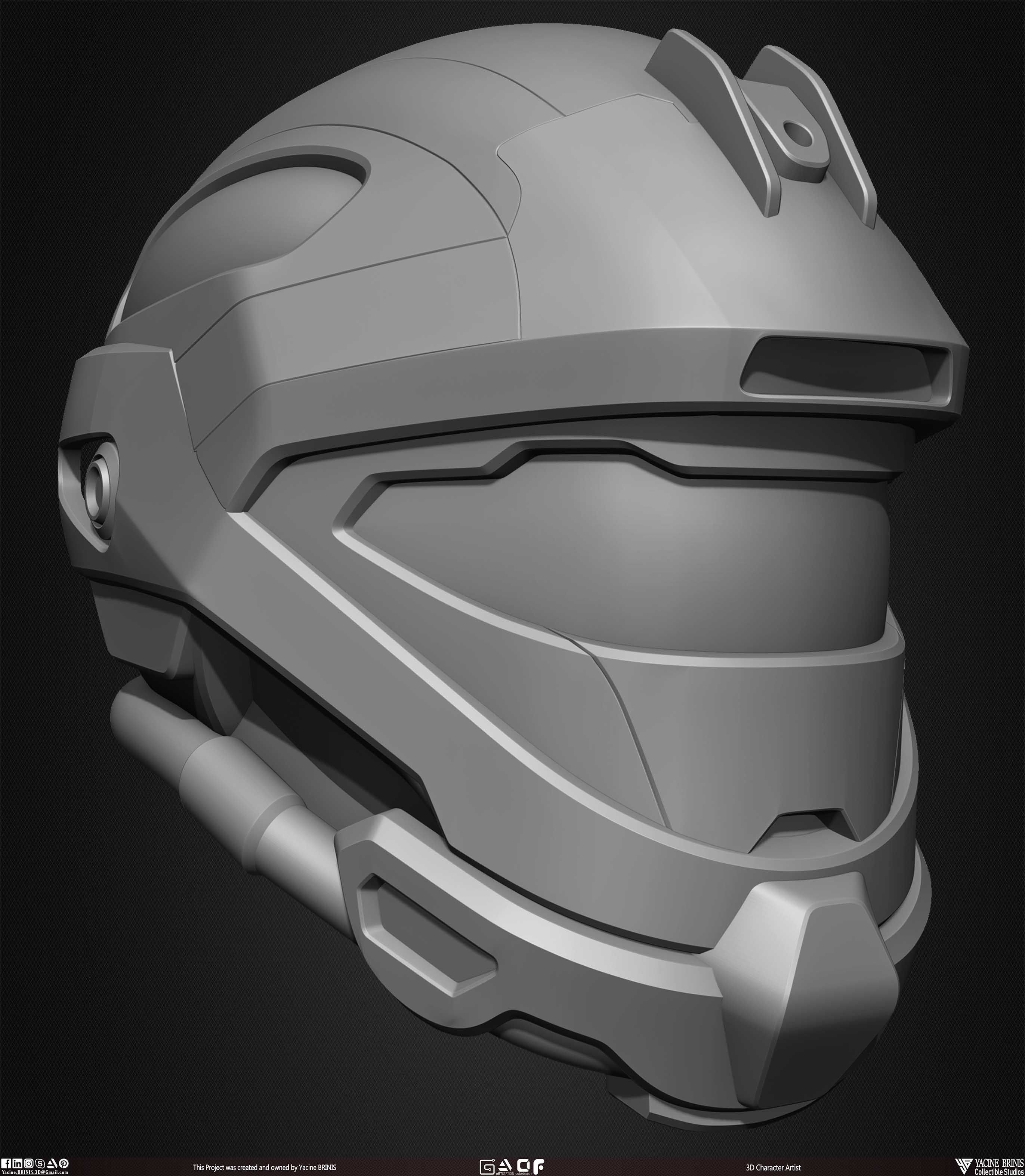 Pack of 20 Helmets Volume 01 Low-poly 3D model_28