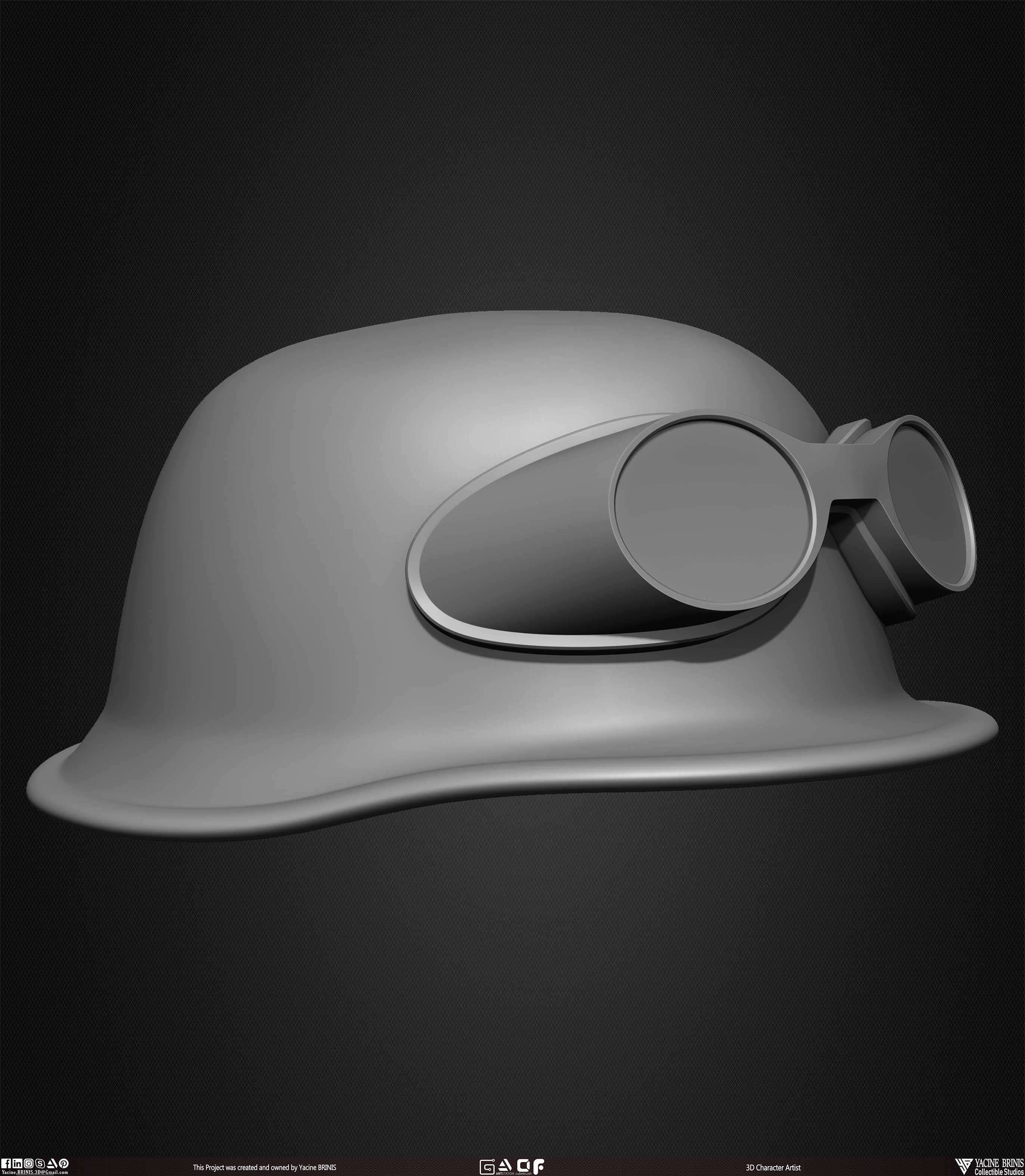 Pack of 20 Helmets Volume 01 Low-poly 3D model_44