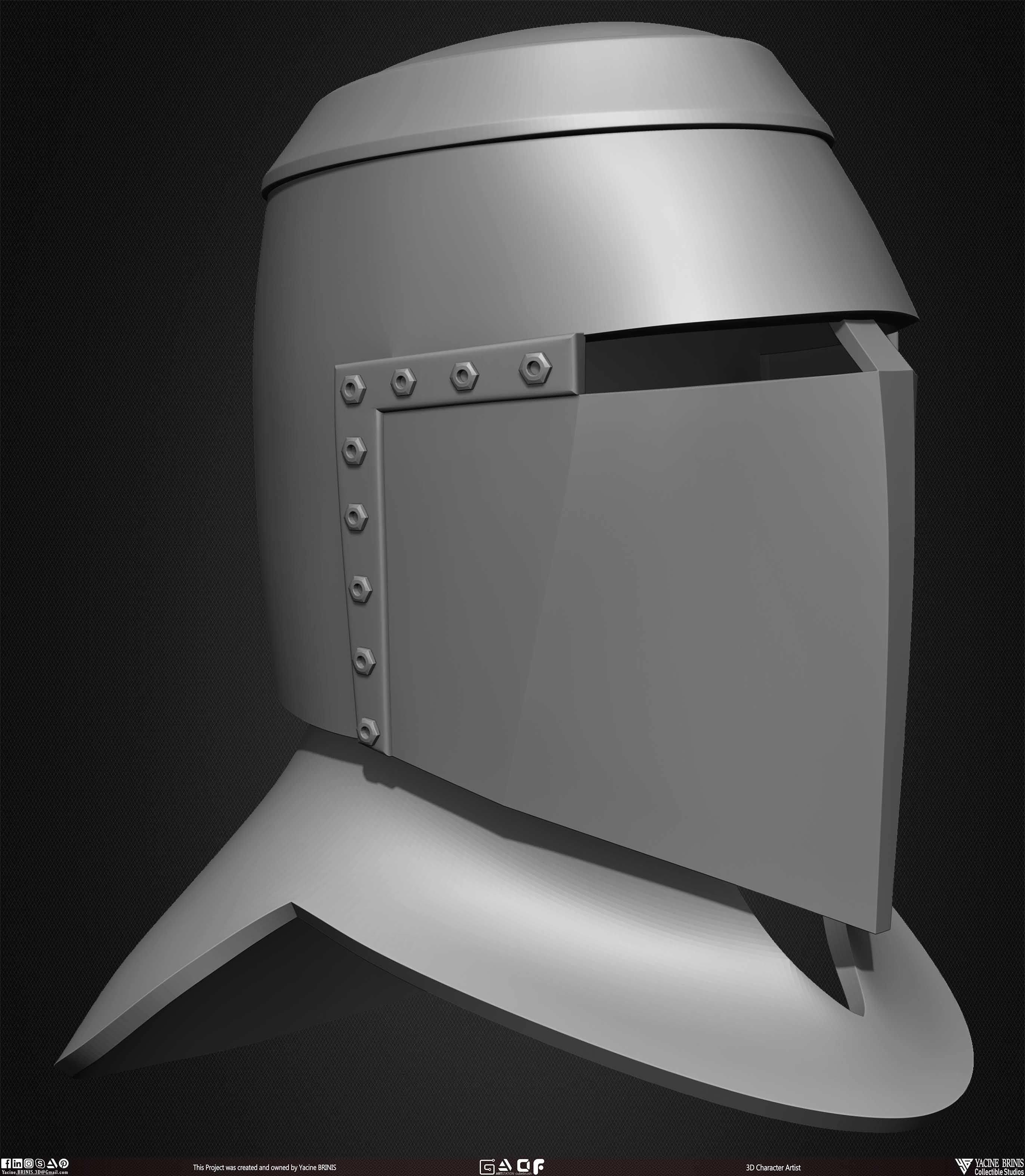 Pack of 20 Helmets Volume 01 Low-poly 3D model_38