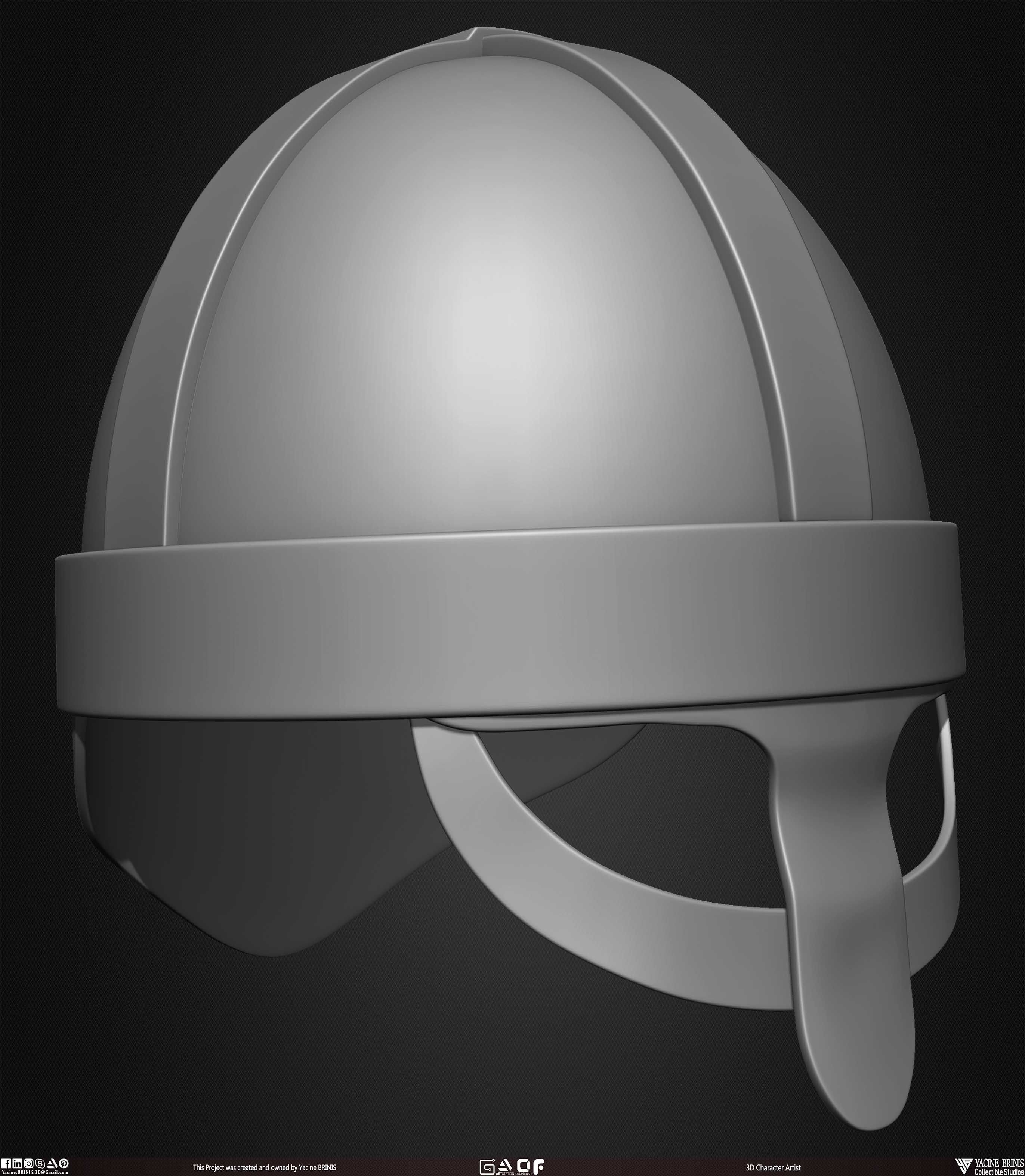 Pack of 20 Helmets Volume 01 Low-poly 3D model_34