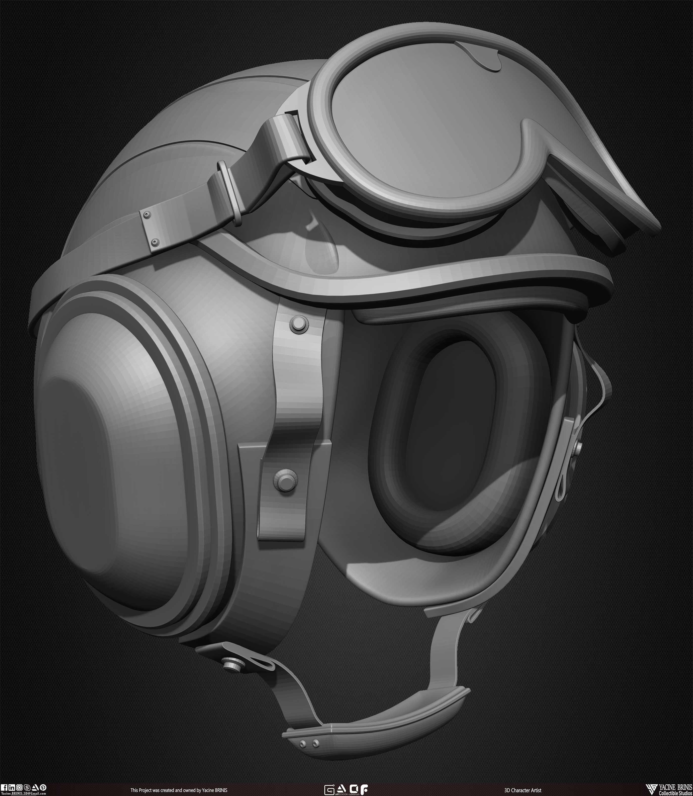 Pack of 20 Helmets Volume 01 Low-poly 3D model_43