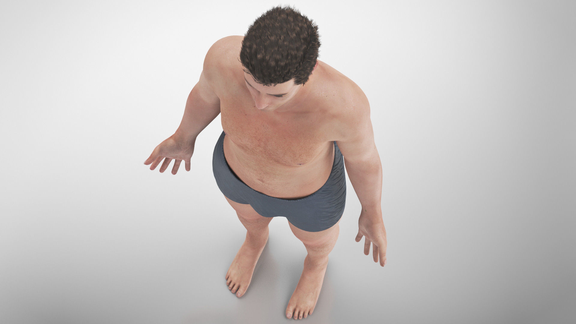 Male Reproductive and Urinary Systems Low-poly 3D model_46