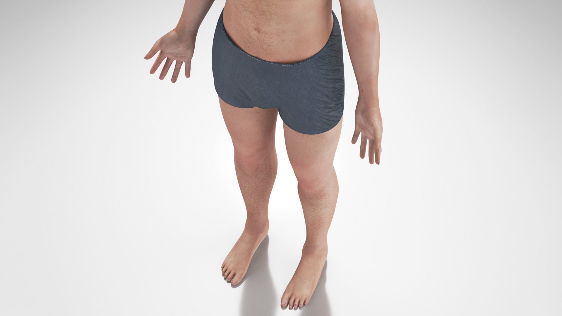 Male Reproductive and Urinary Systems Low-poly 3D model_45