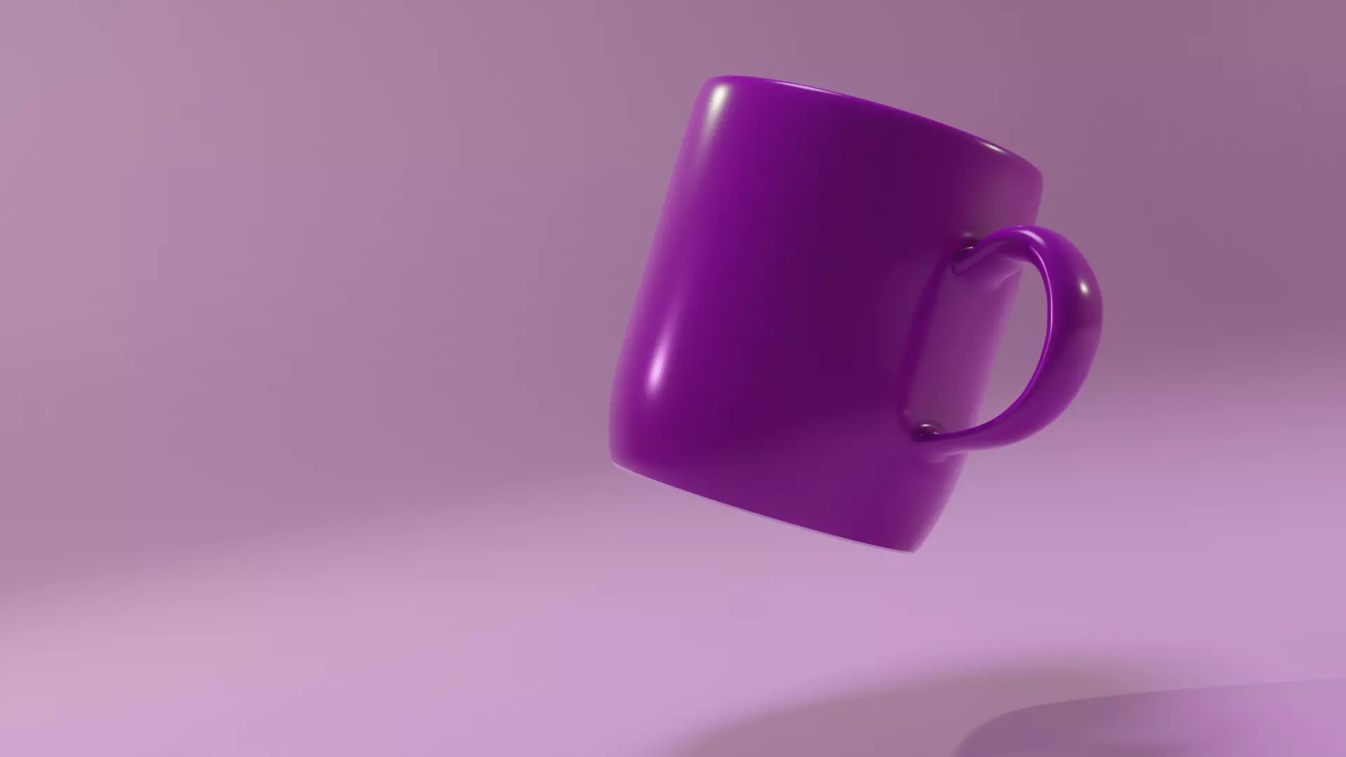 purple mug  Free 3D model_0