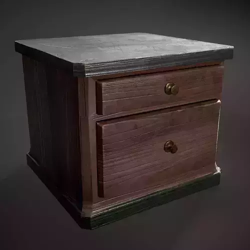Stylized Worn Out Desk