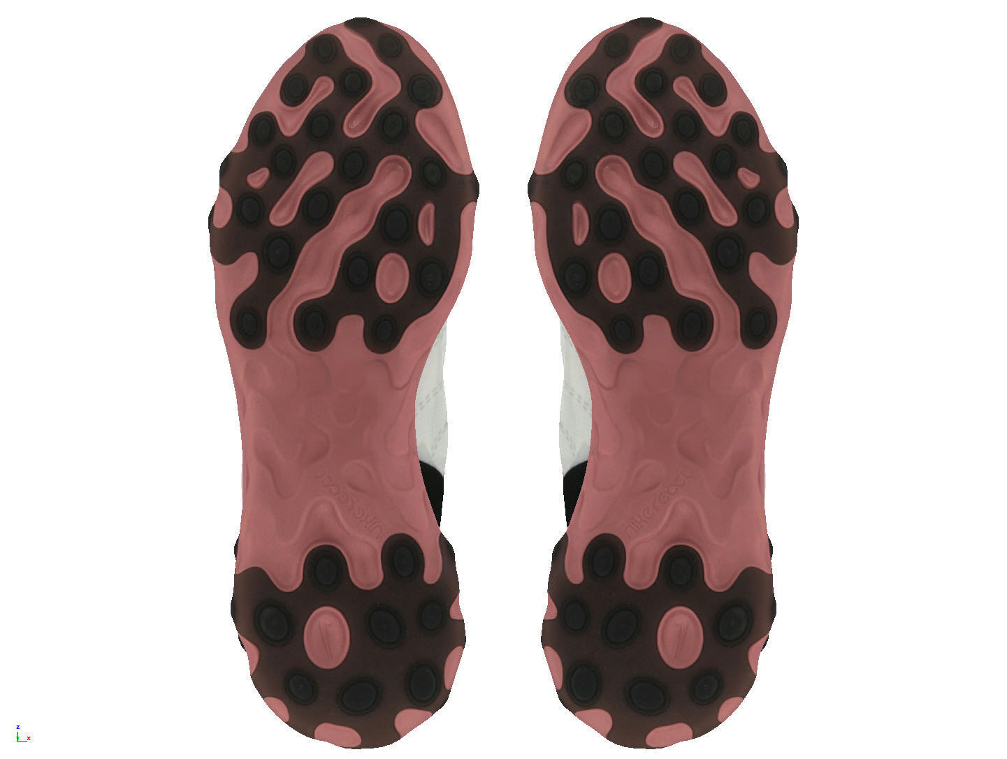 Nike ISPA React LW WR mid 2 techwear shoes 3D model_4