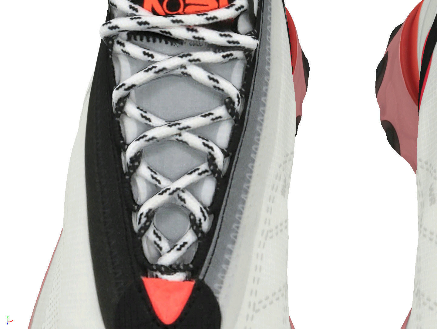 Nike ISPA React LW WR mid 2 techwear shoes 3D model_8