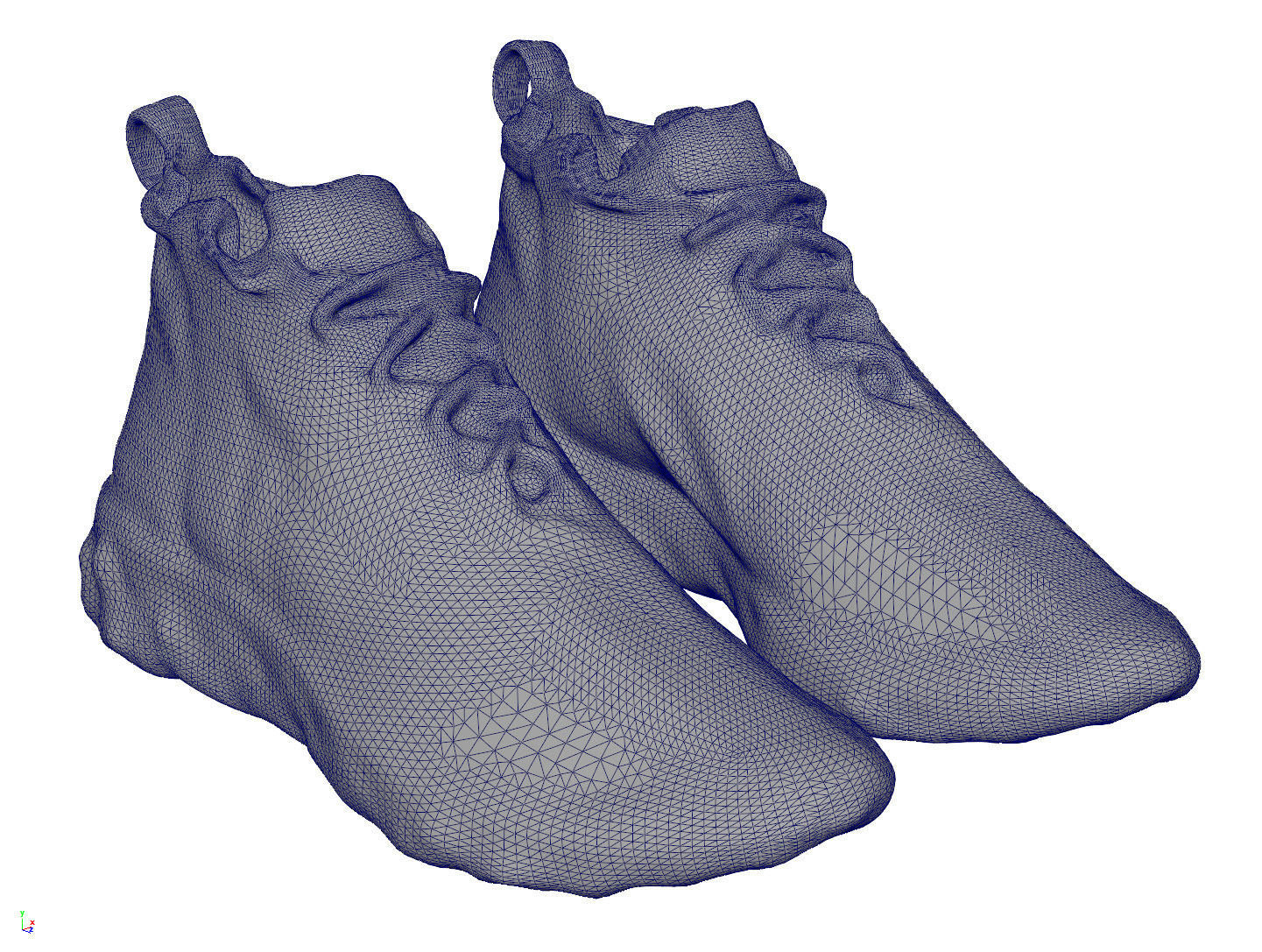 Nike ISPA React LW WR mid 2 techwear shoes 3D model_9