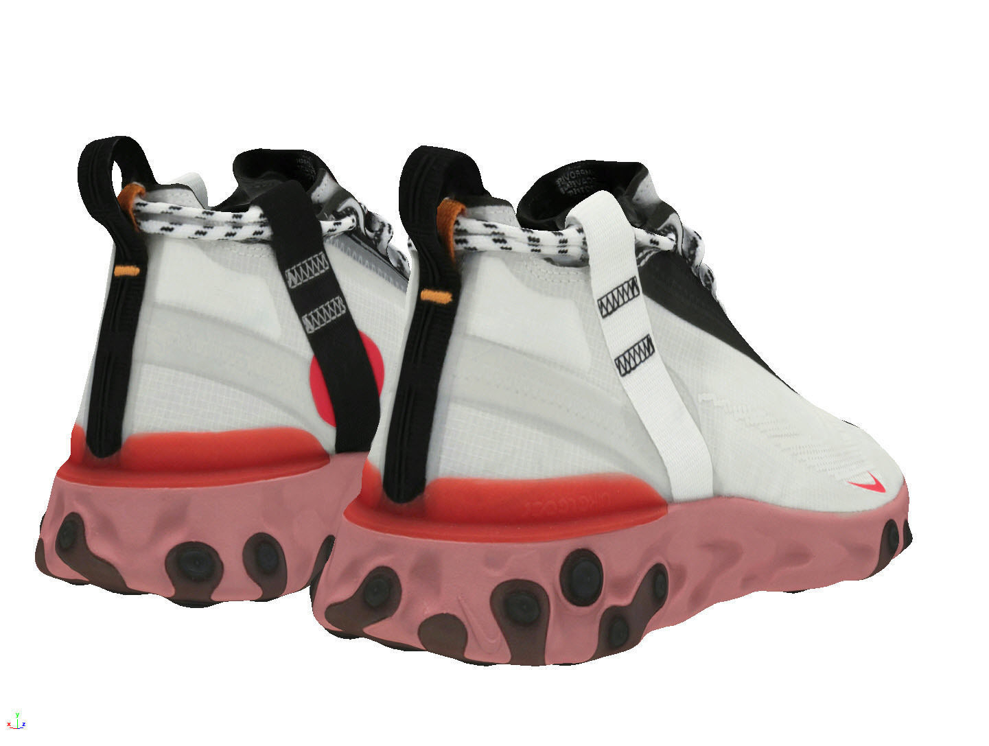 Nike ISPA React LW WR mid 2 techwear shoes 3D model_6