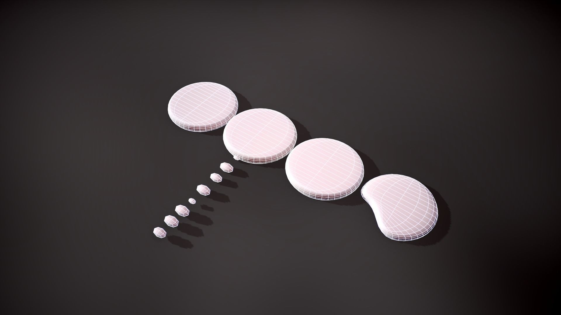 Pile of Cookies Free low-poly 3D model_14