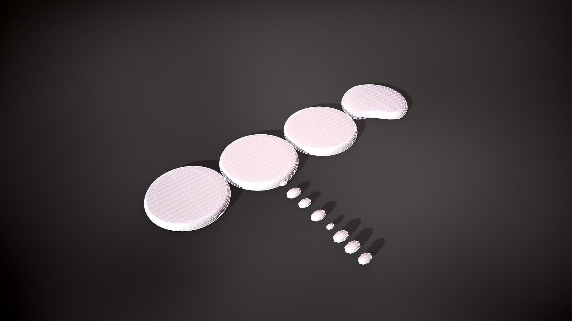 Pile of Cookies Free low-poly 3D model_15