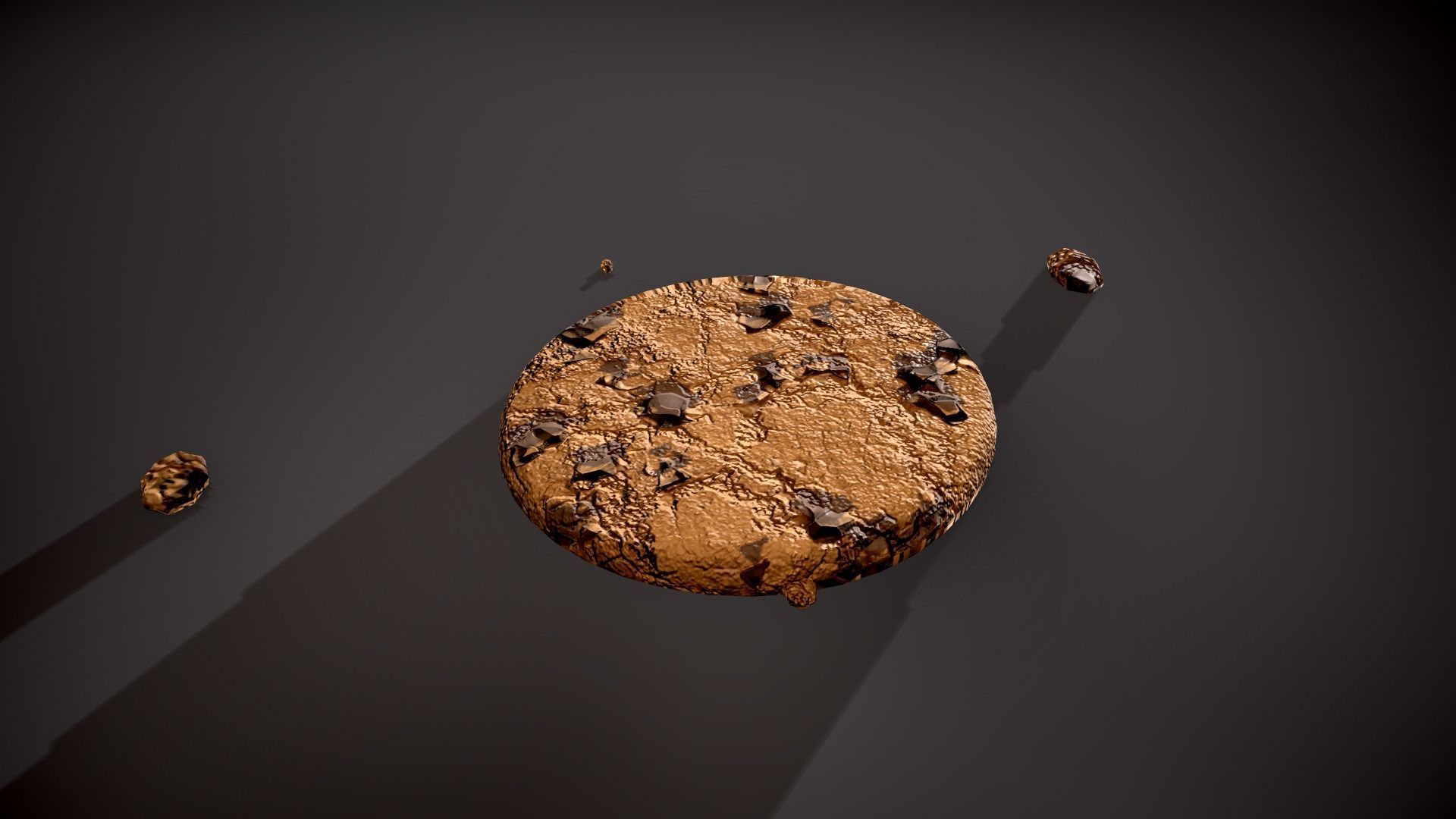 Pile of Cookies Free low-poly 3D model_18