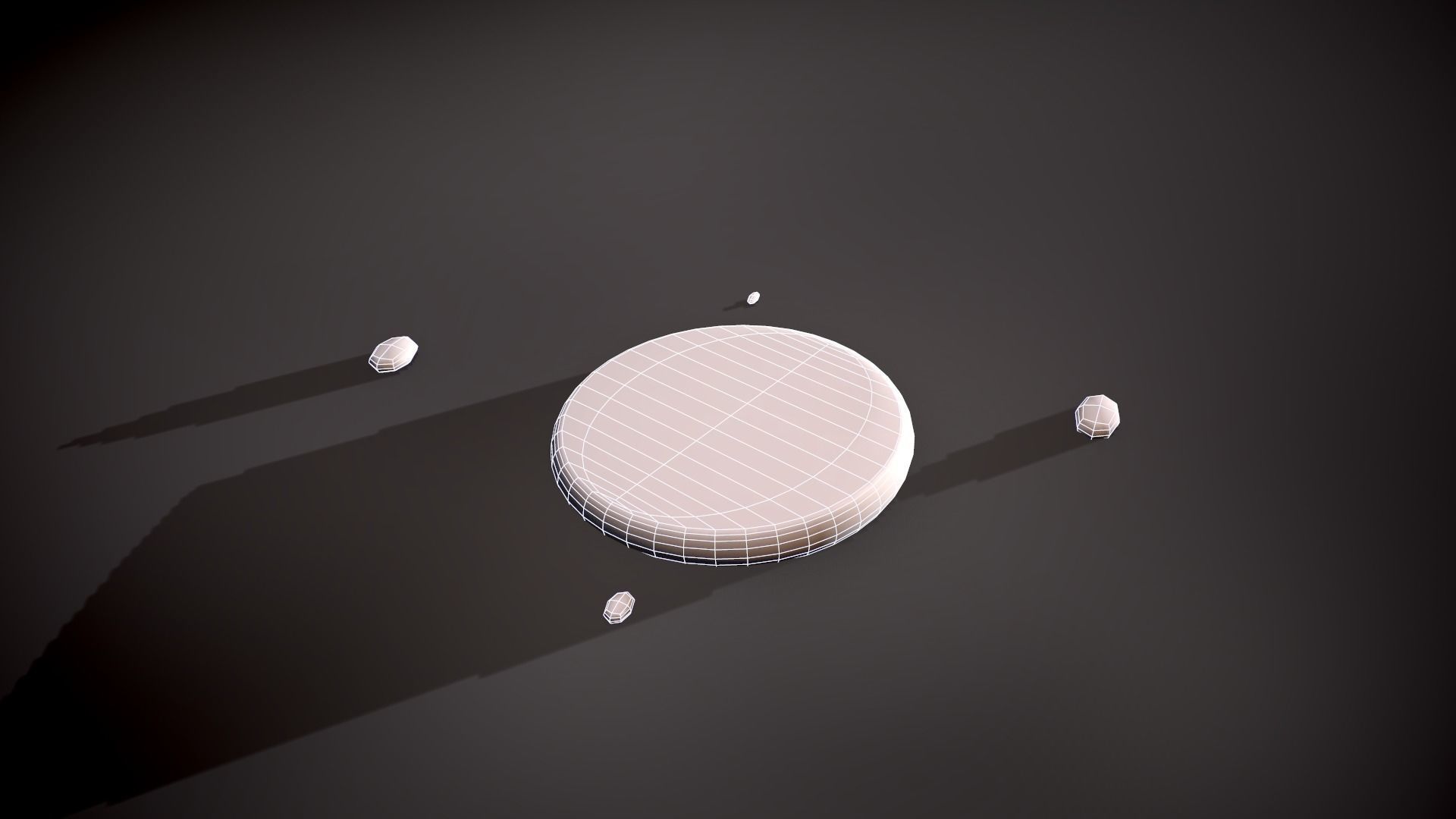 Pile of Cookies Free low-poly 3D model_19