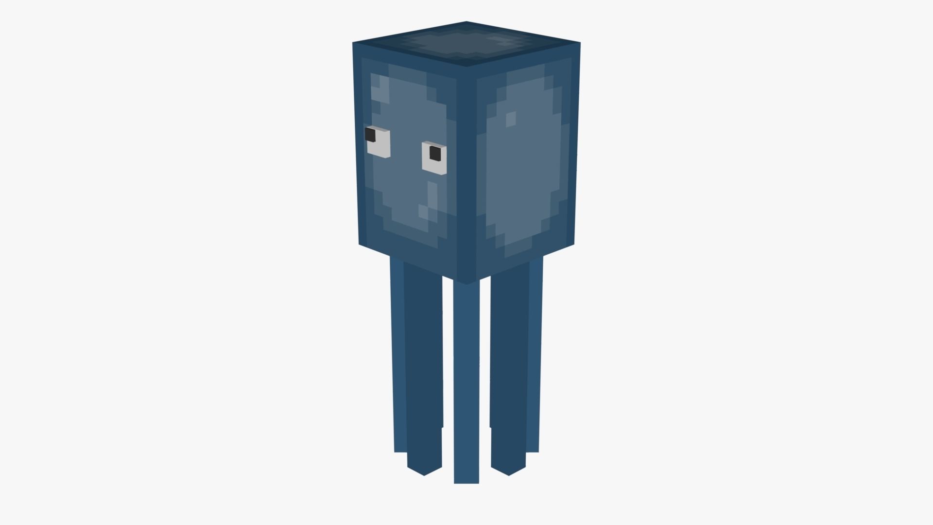Minecraft Squid Low-poly 3D model_12
