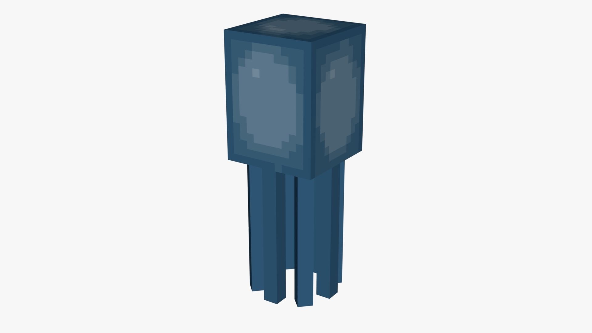Minecraft Squid Low-poly 3D model_40