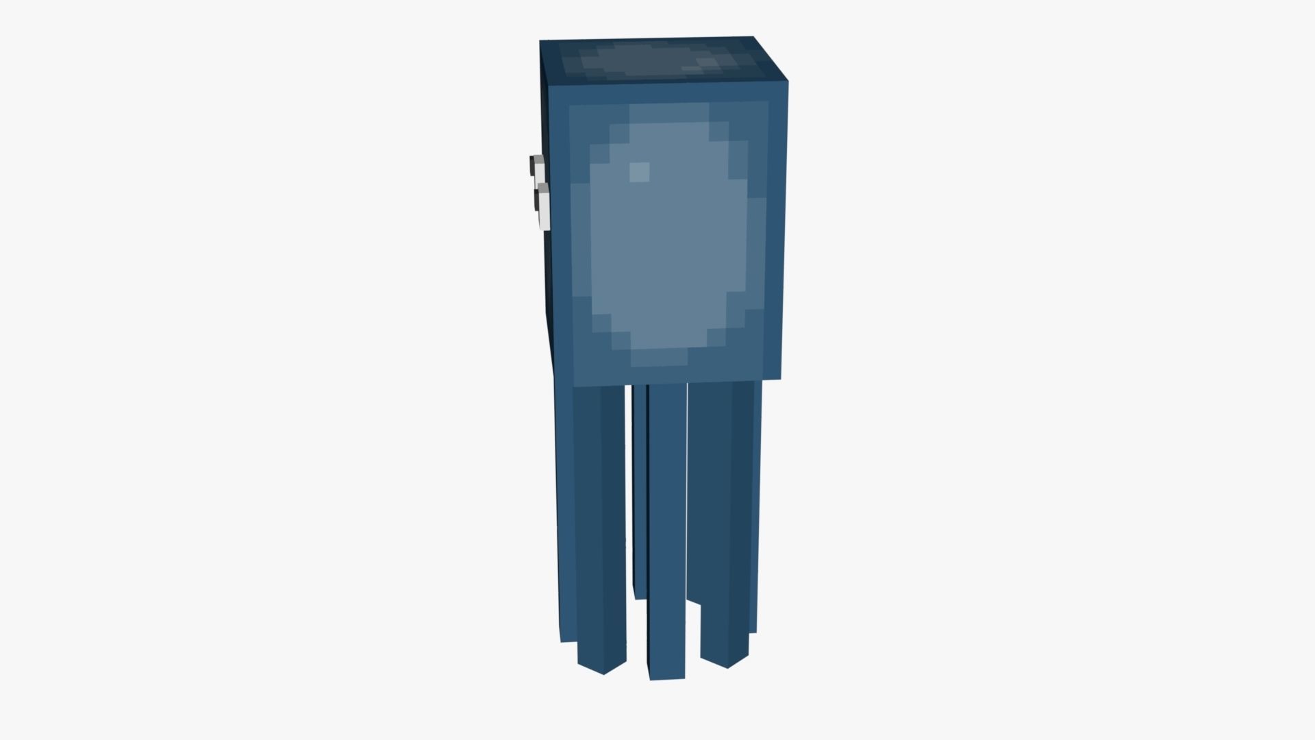 Minecraft Squid Low-poly 3D model_66