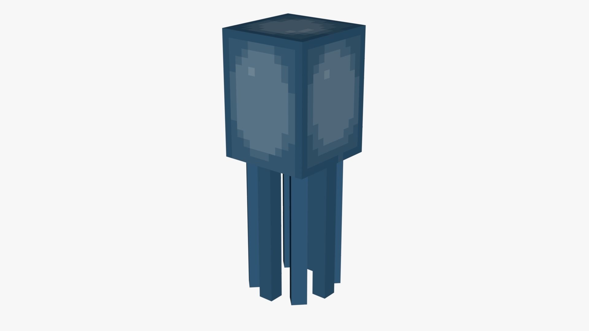 Minecraft Squid Low-poly 3D model_58