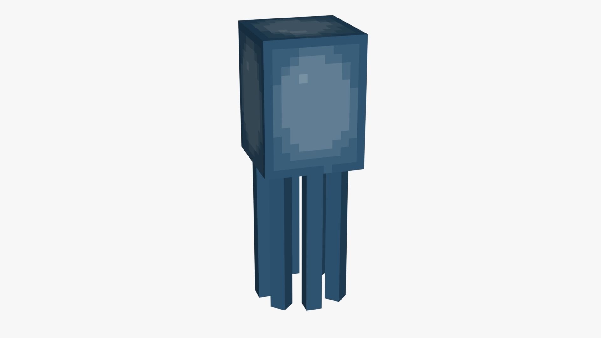 Minecraft Squid Low-poly 3D model_57