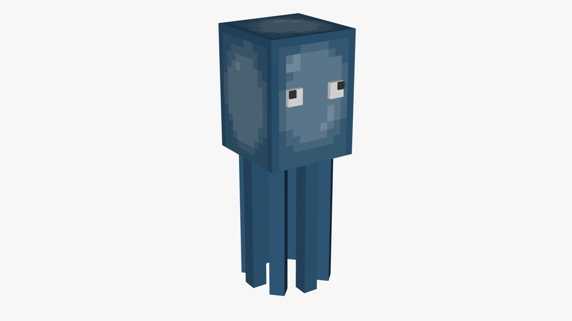 Minecraft Squid Low-poly 3D model_21