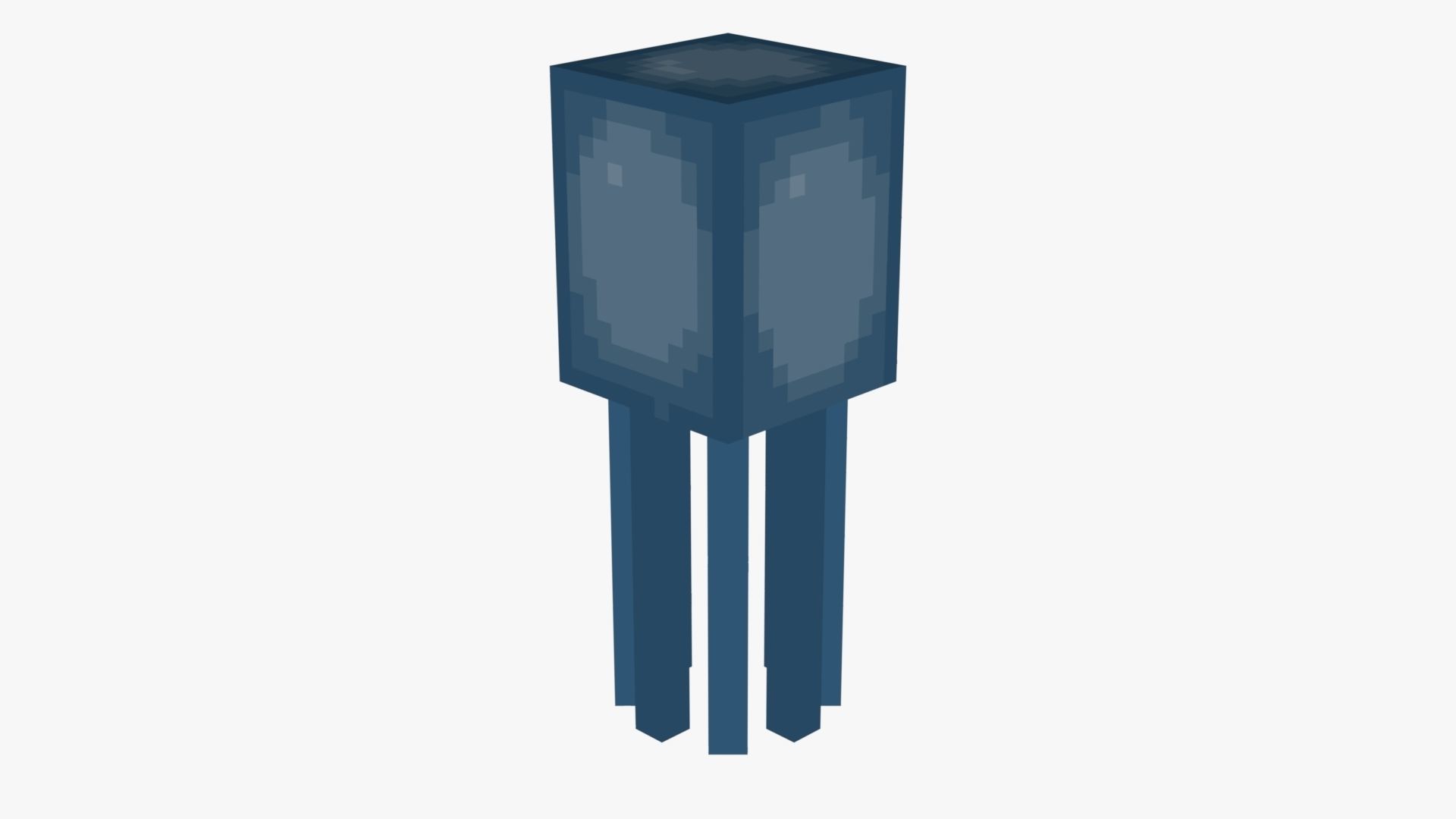 Minecraft Squid Low-poly 3D model_43
