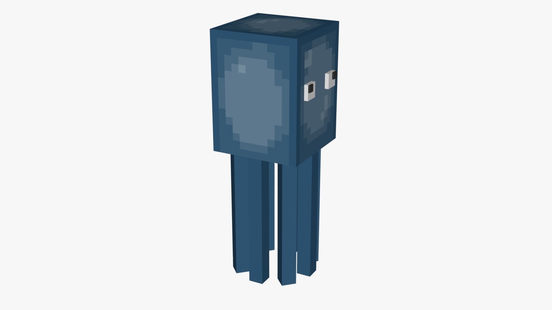 Minecraft Squid Low-poly 3D model_23