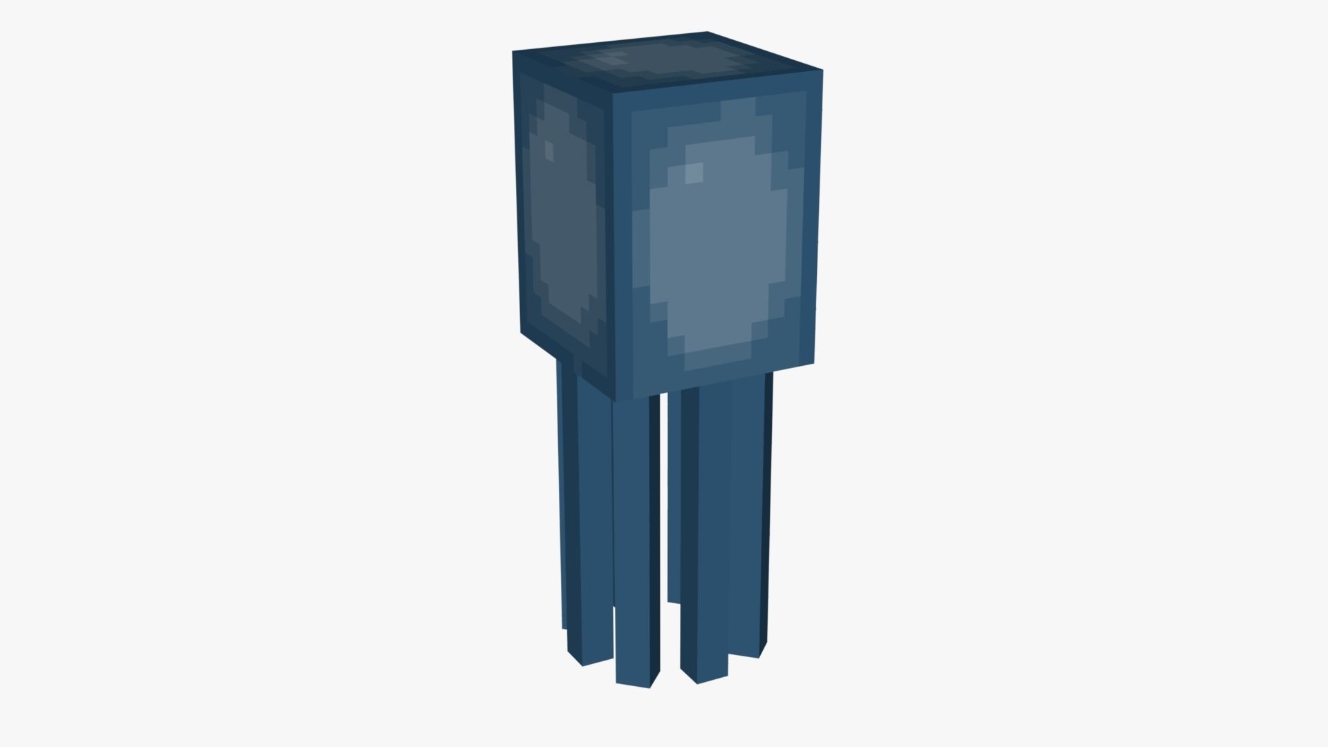 Minecraft Squid Low-poly 3D model_36