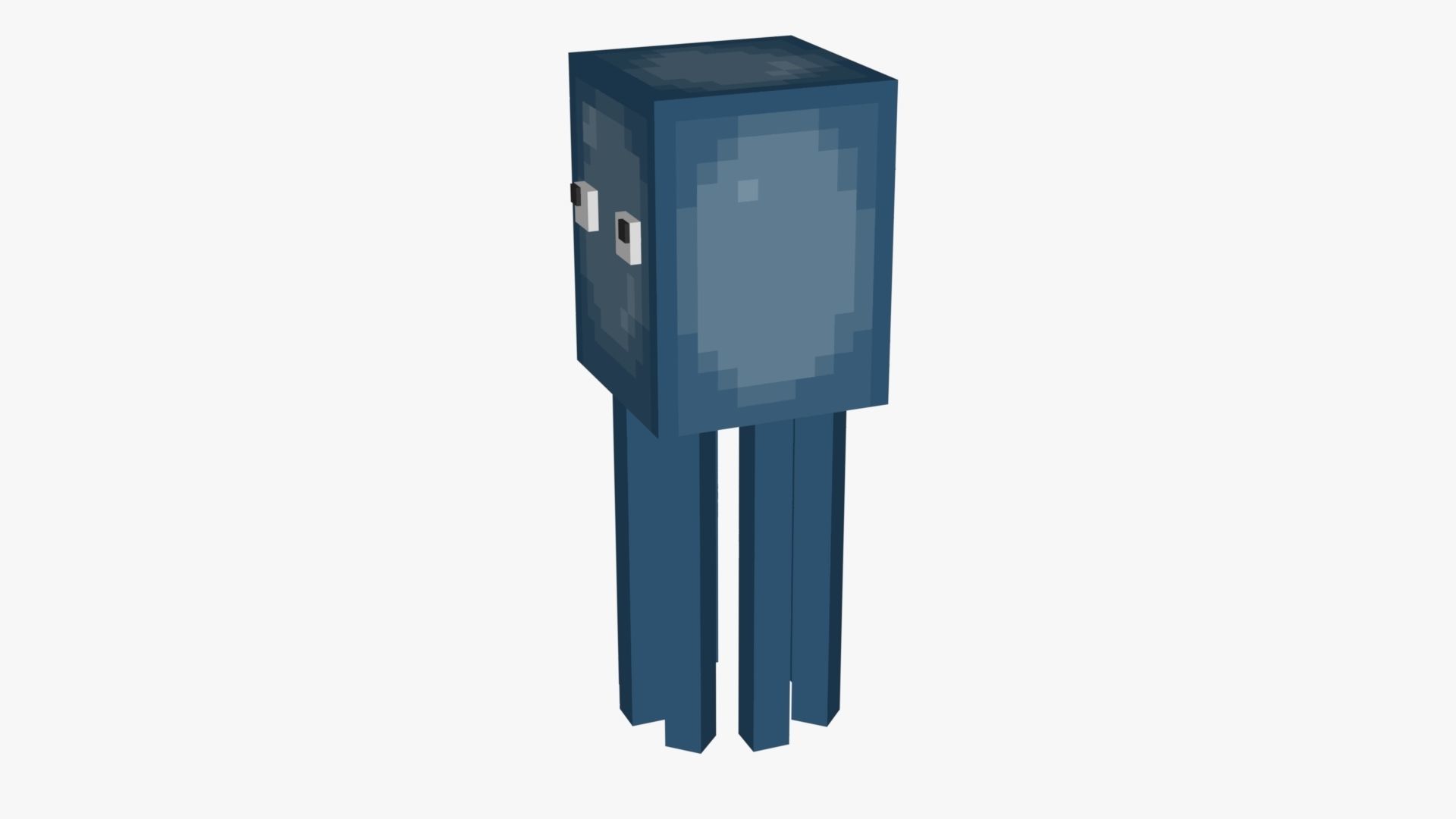 Minecraft Squid Low-poly 3D model_54