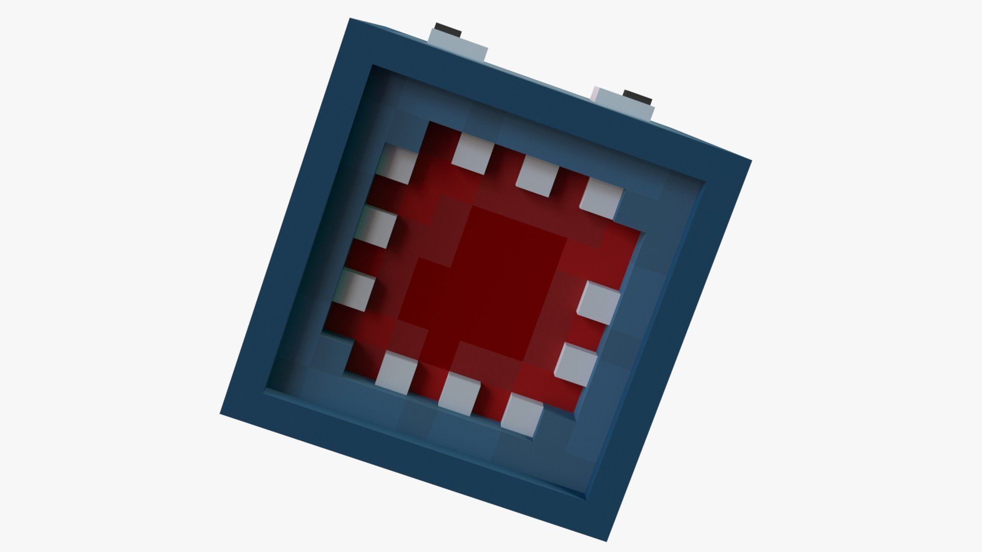 Minecraft Squid Low-poly 3D model_4