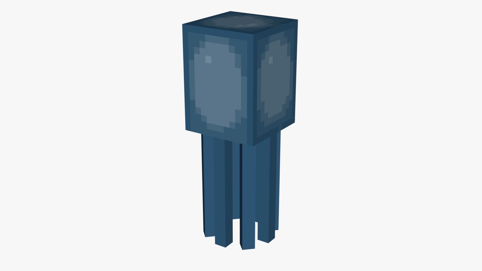 Minecraft Squid Low-poly 3D model_76