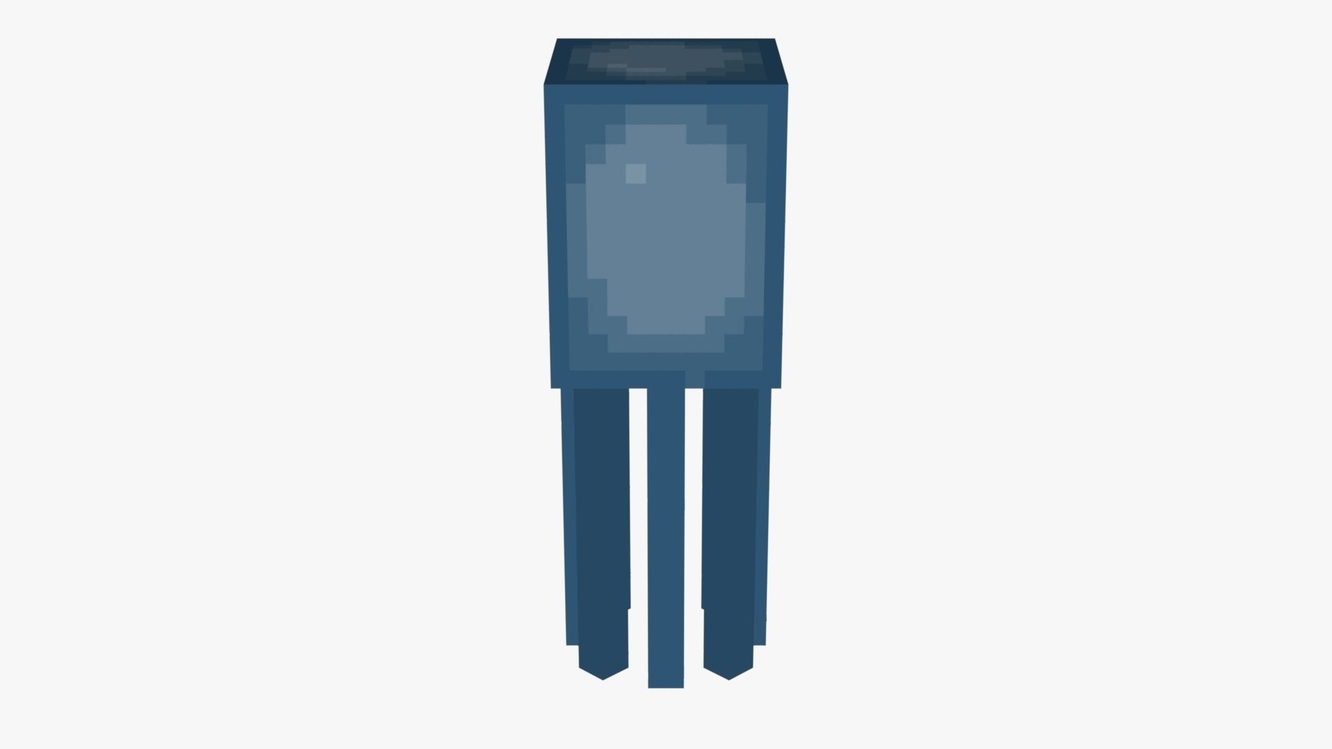 Minecraft Squid Low-poly 3D model_65