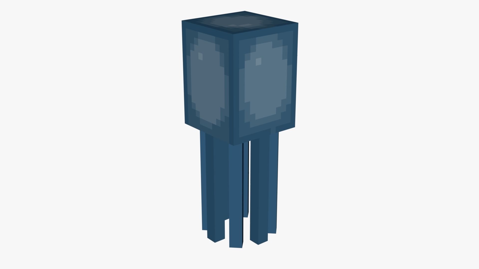 Minecraft Squid Low-poly 3D model_53
