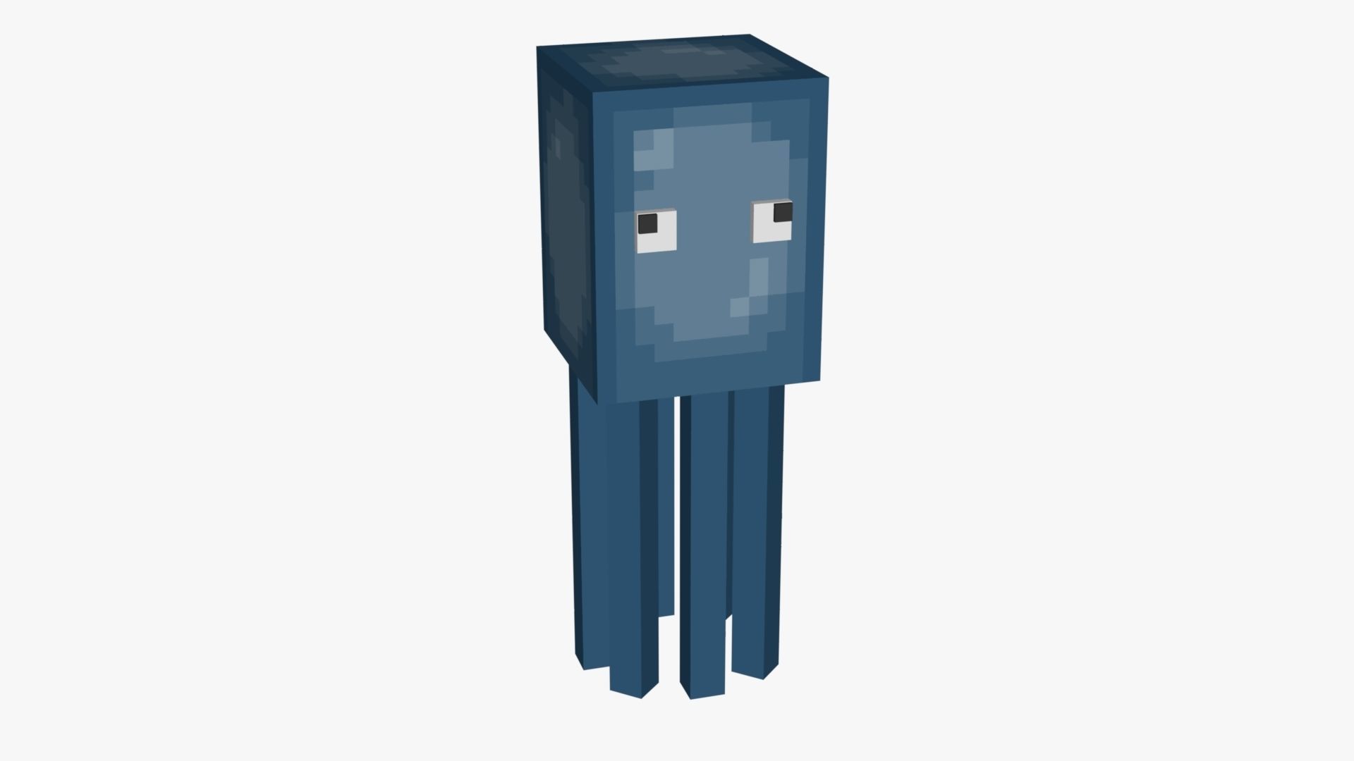 Minecraft Squid Low-poly 3D model_18