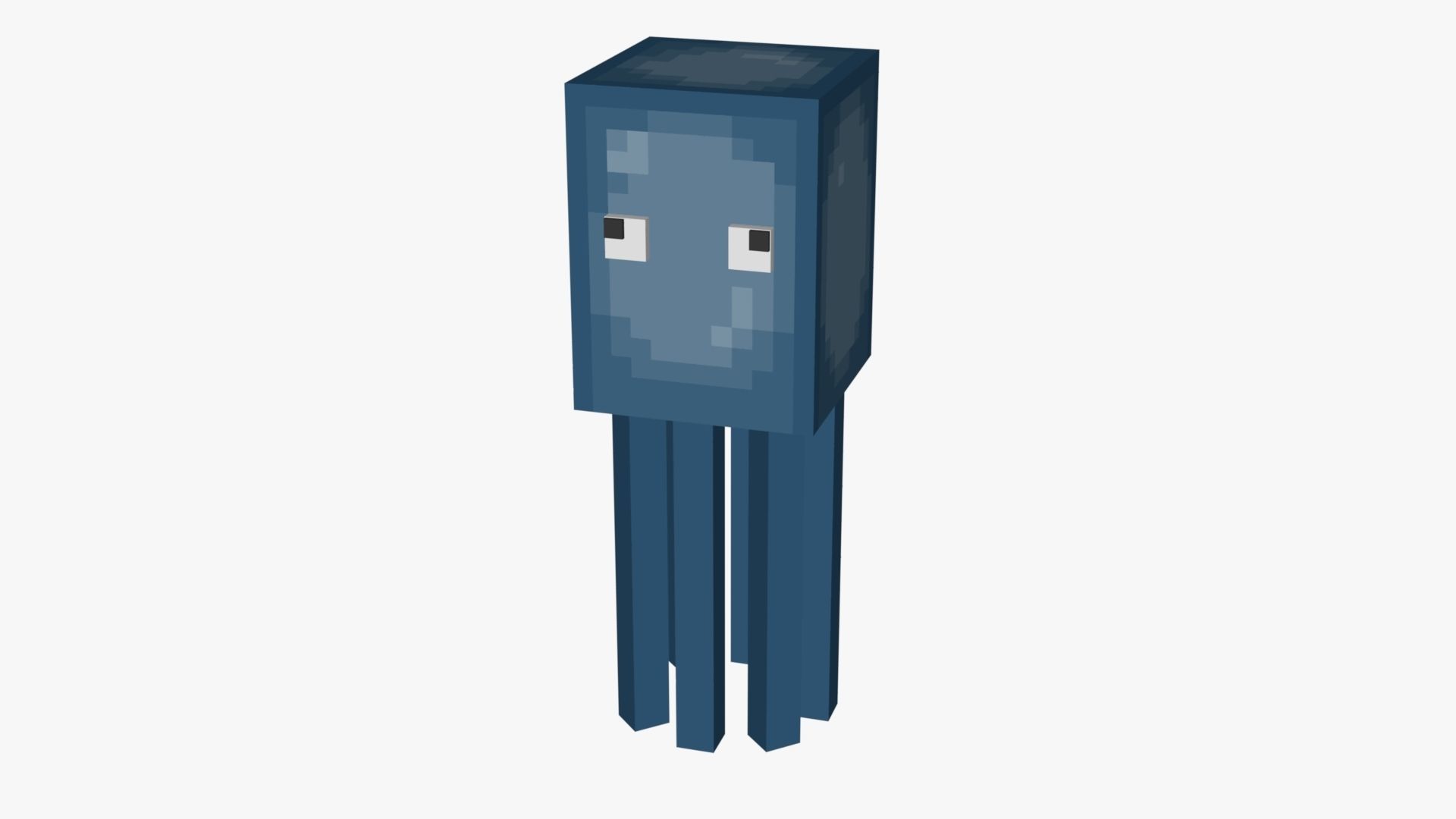 Minecraft Squid Low-poly 3D model_15