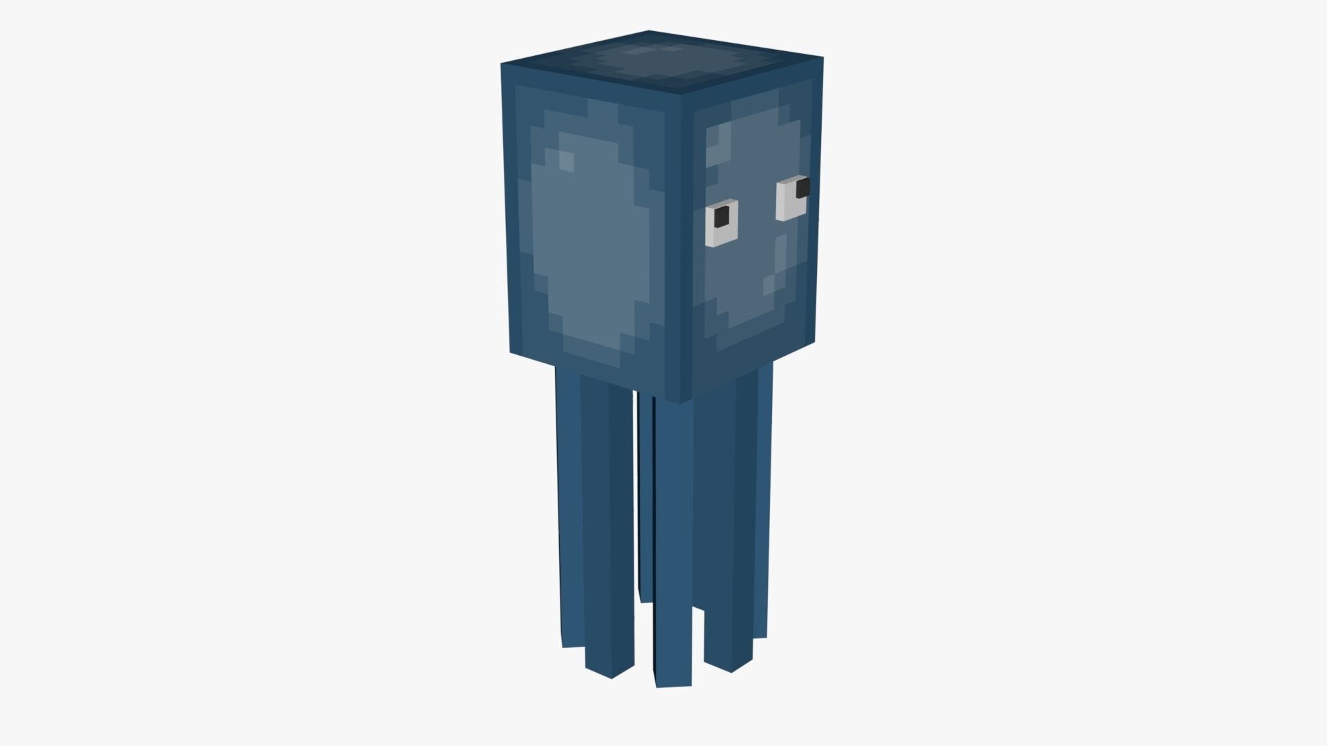 Minecraft Squid Low-poly 3D model_34