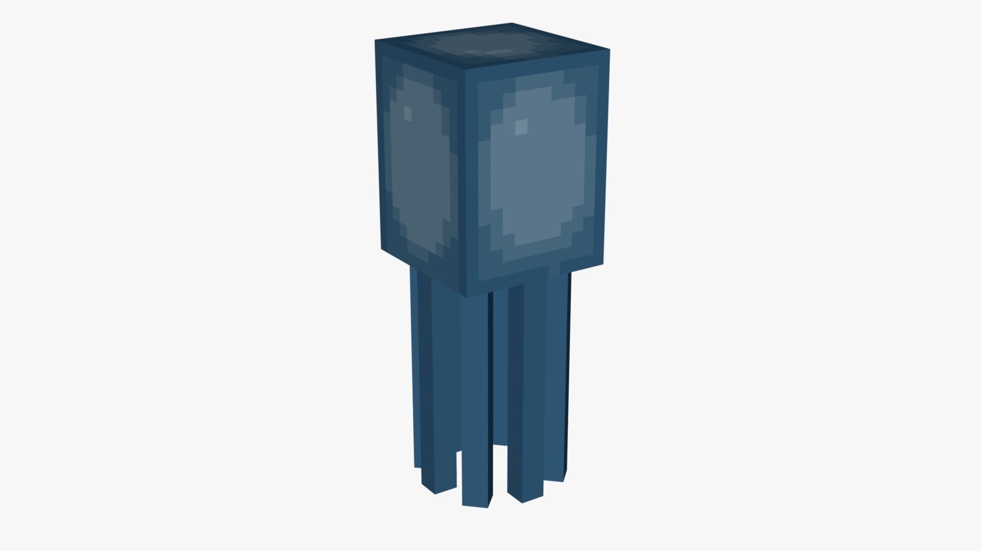 Minecraft Squid Low-poly 3D model_55