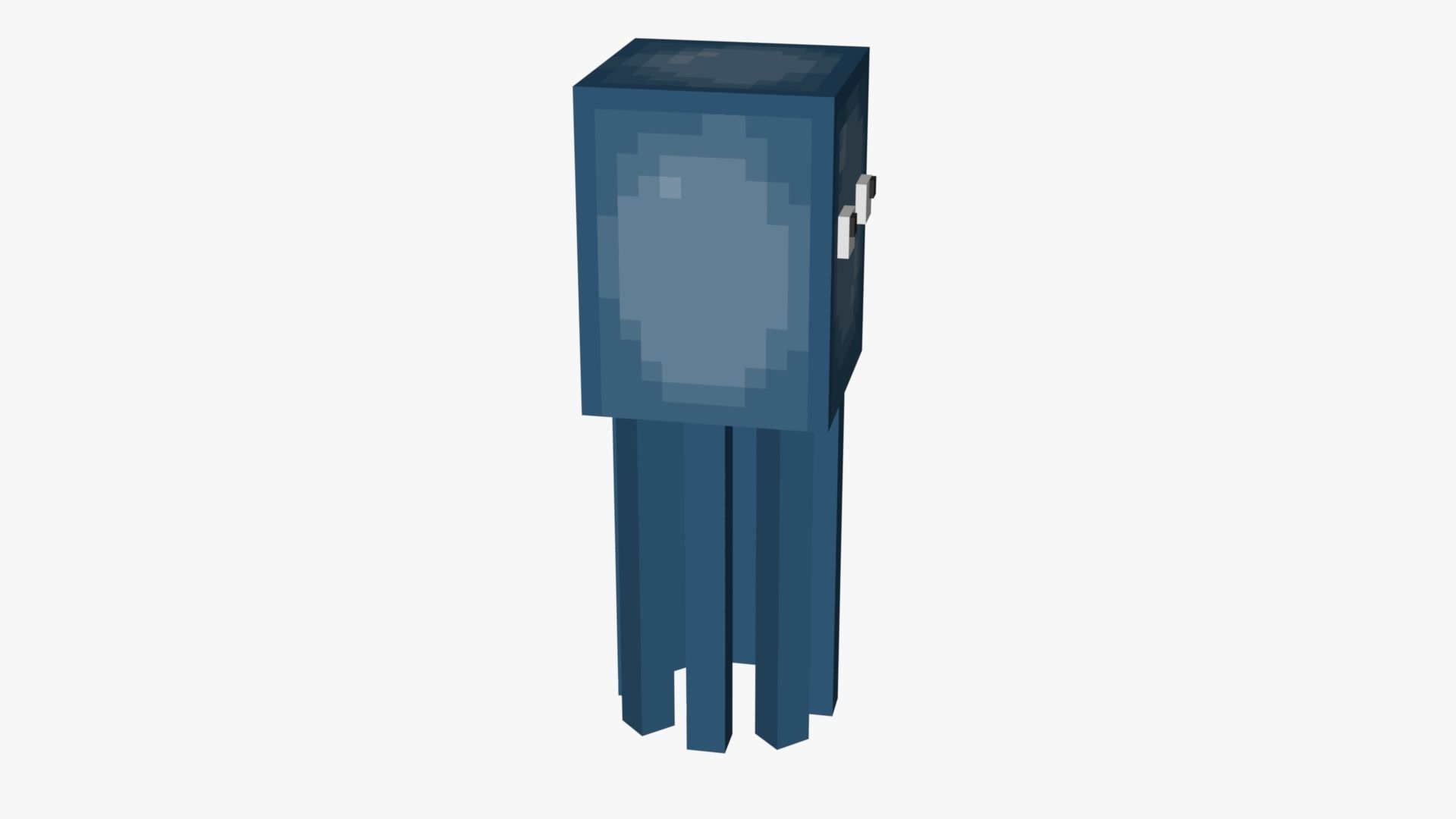 Minecraft Squid Low-poly 3D model_37