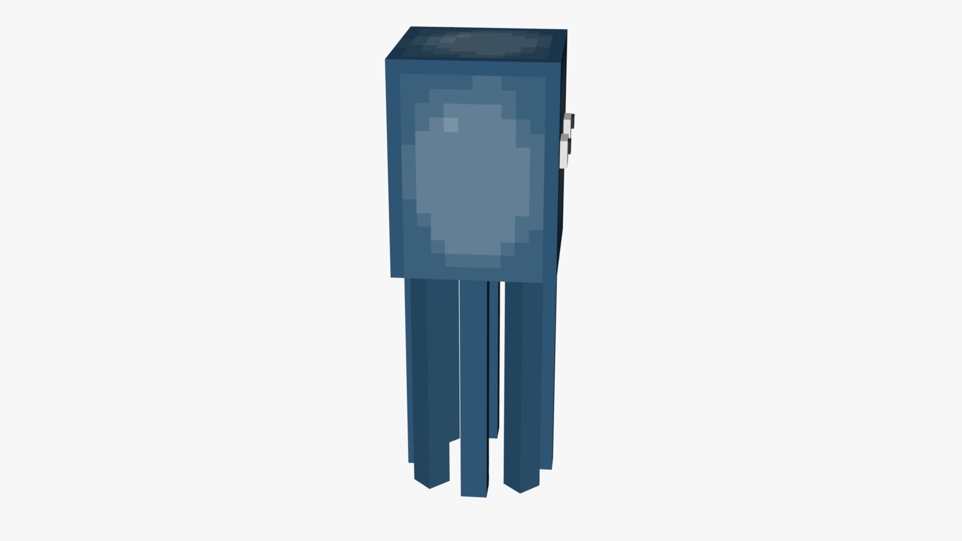 Minecraft Squid Low-poly 3D model_32