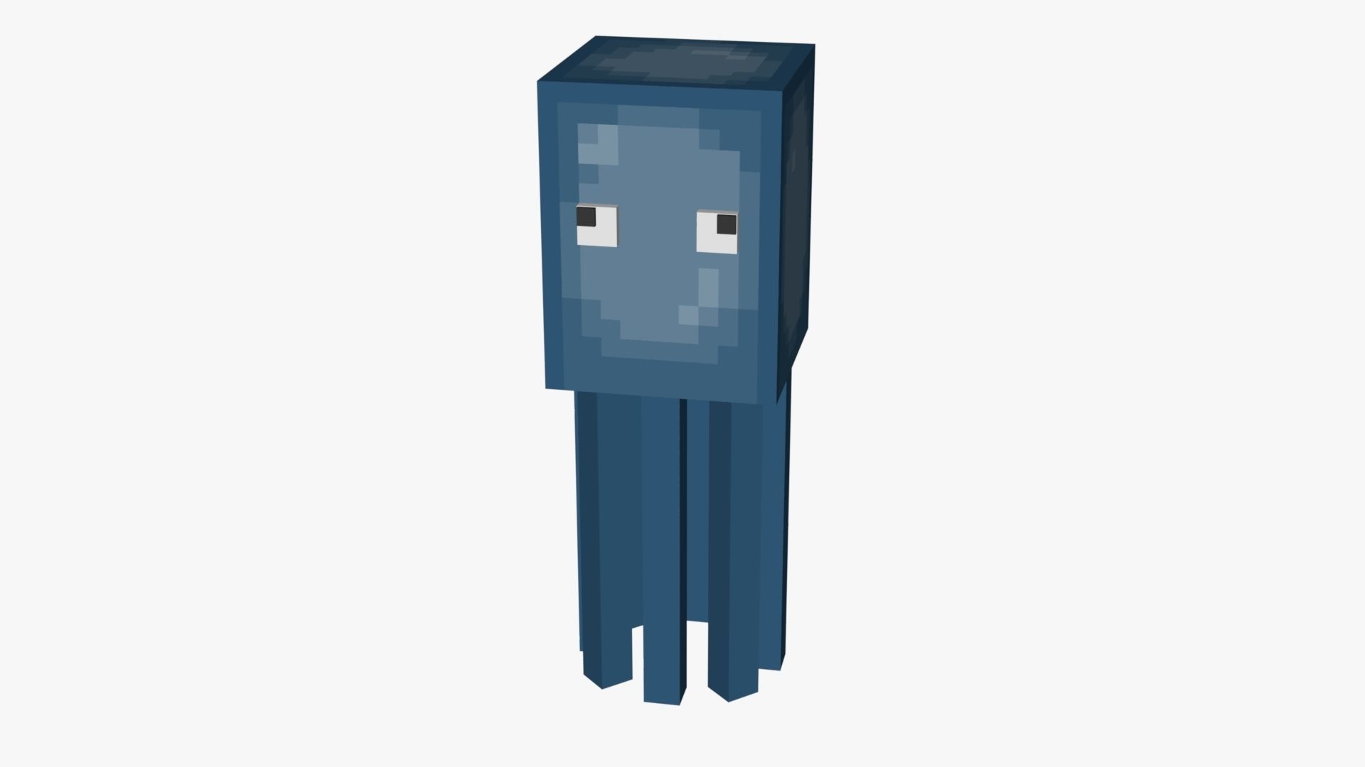 Minecraft Squid Low-poly 3D model_30