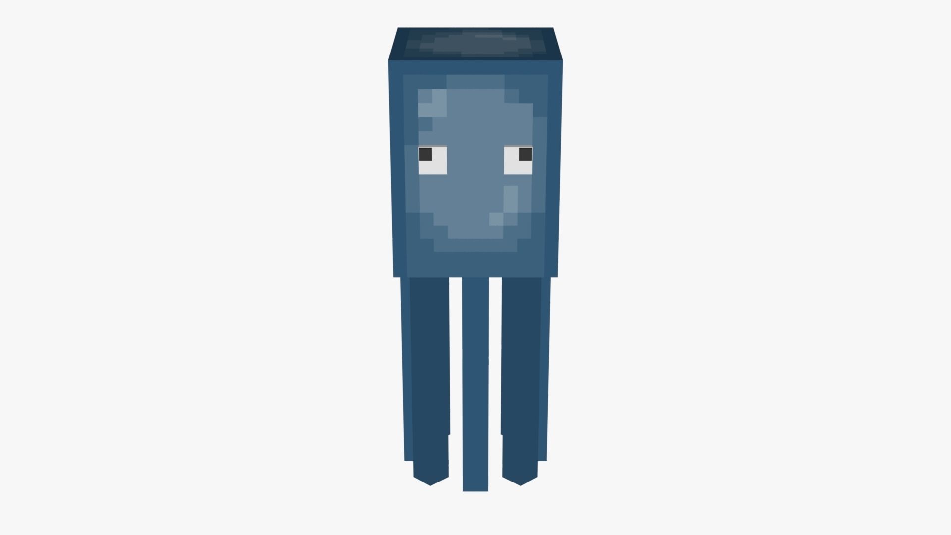 Minecraft Squid Low-poly 3D model_24